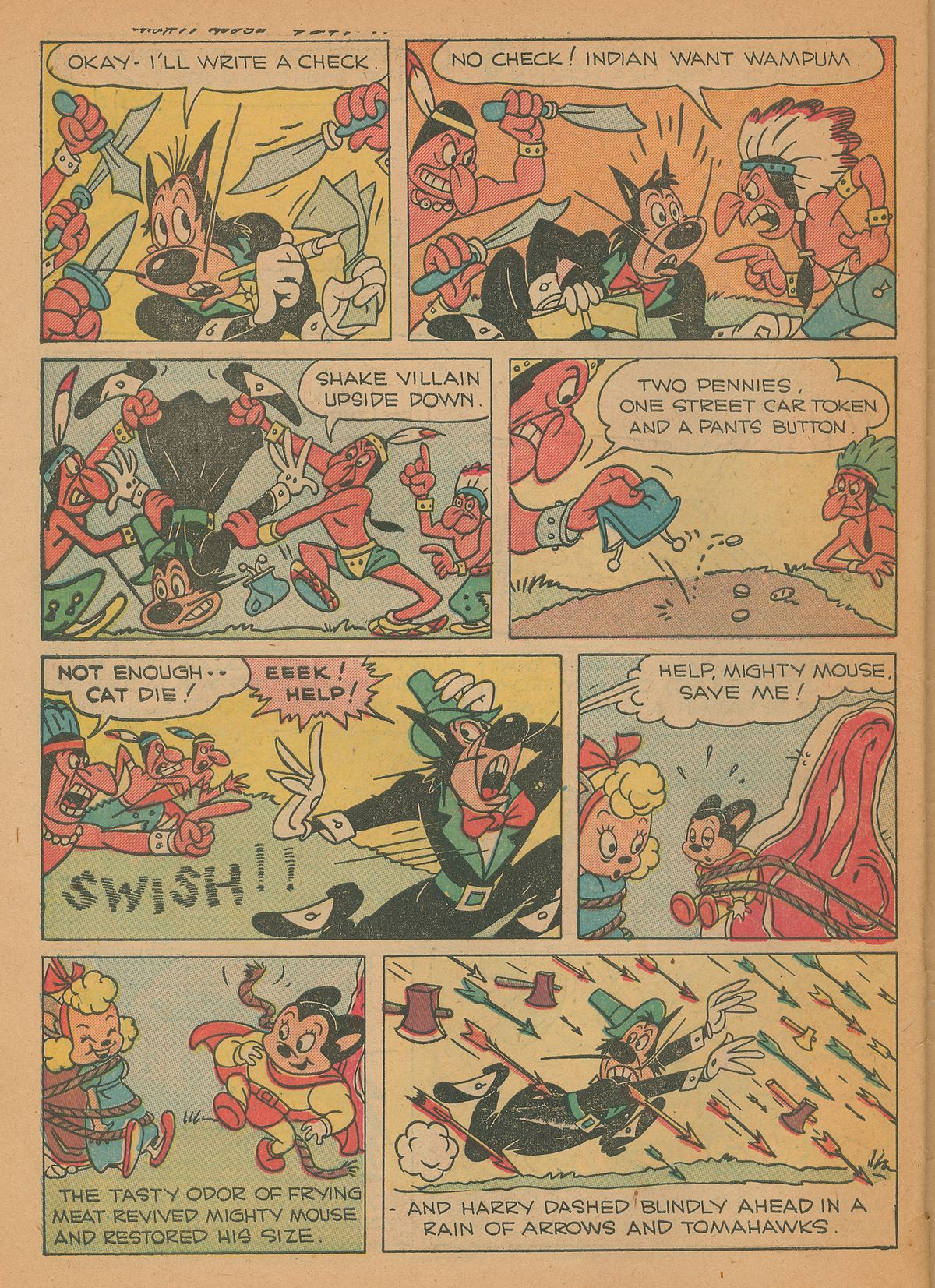 Read online Paul Terry's Mighty Mouse Comics comic -  Issue #24 - 30
