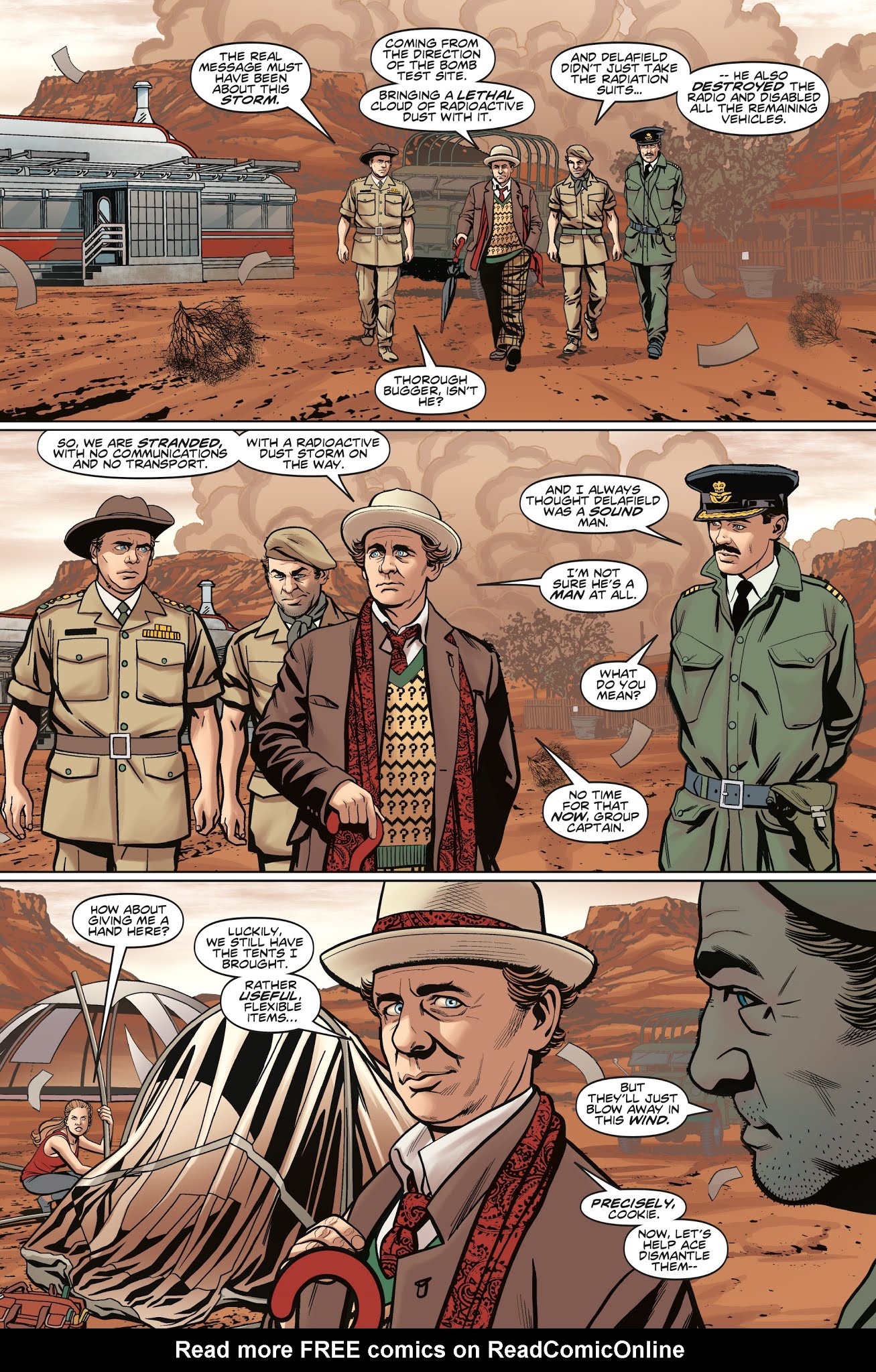 Read online Doctor Who: The Seventh Doctor: Operation Volcano comic -  Issue #2 - 9