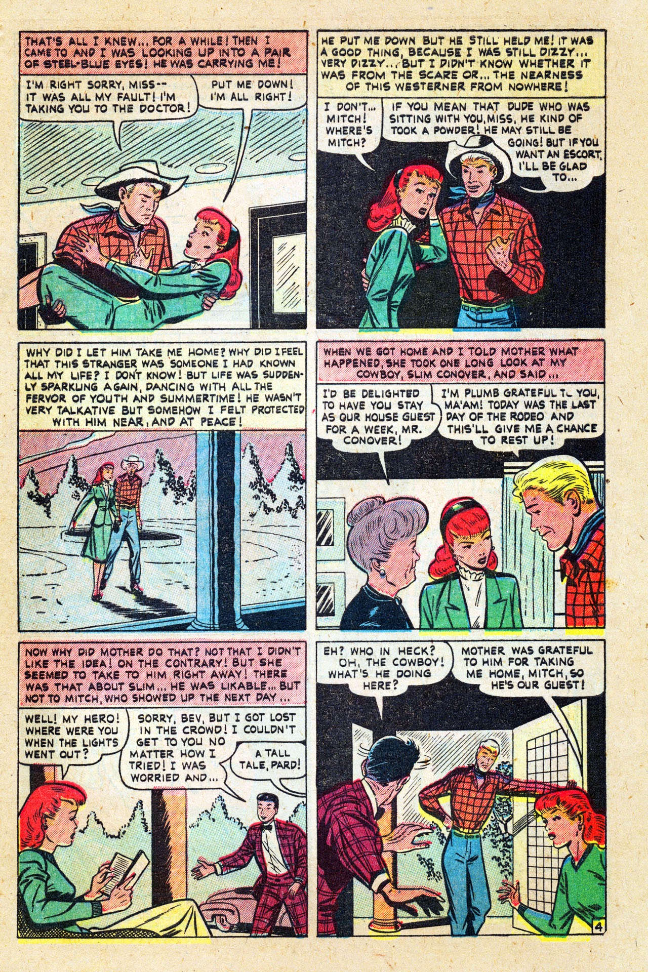 Read online Cowboy Romances comic -  Issue #1 - 43