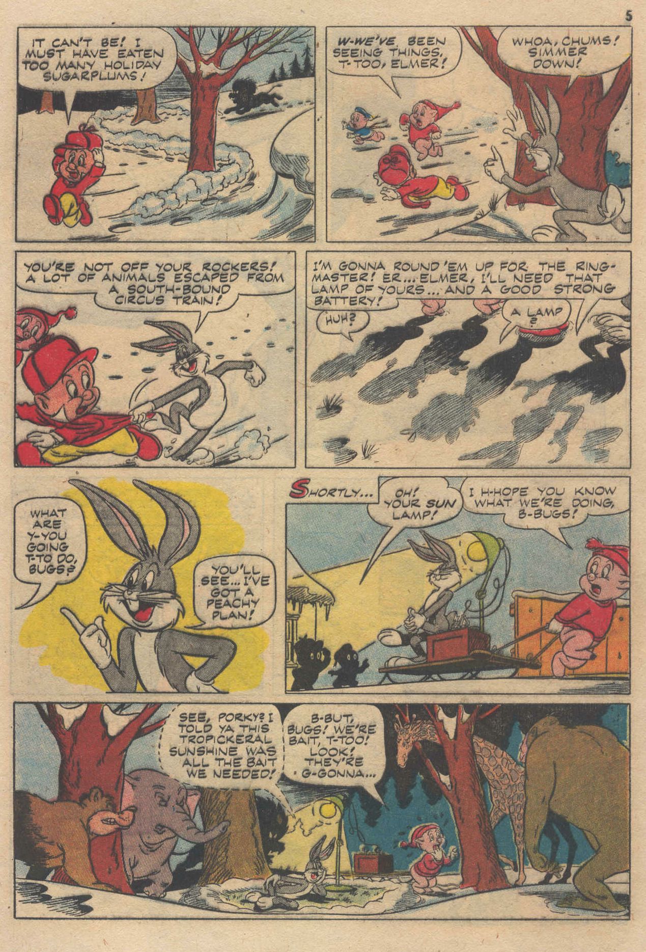 Read online Bugs Bunny's Christmas Funnies comic -  Issue # TPB 3 - 7