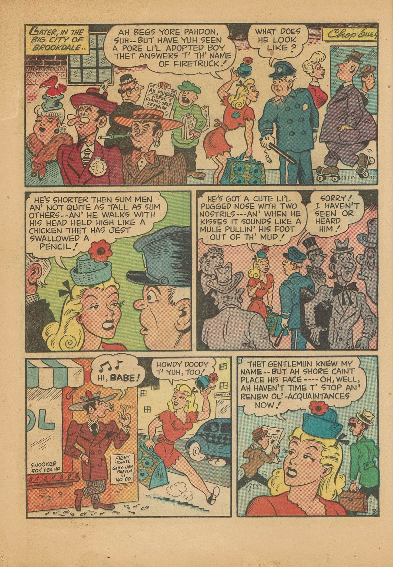 Read online Babe (1948) comic -  Issue #2 - 16