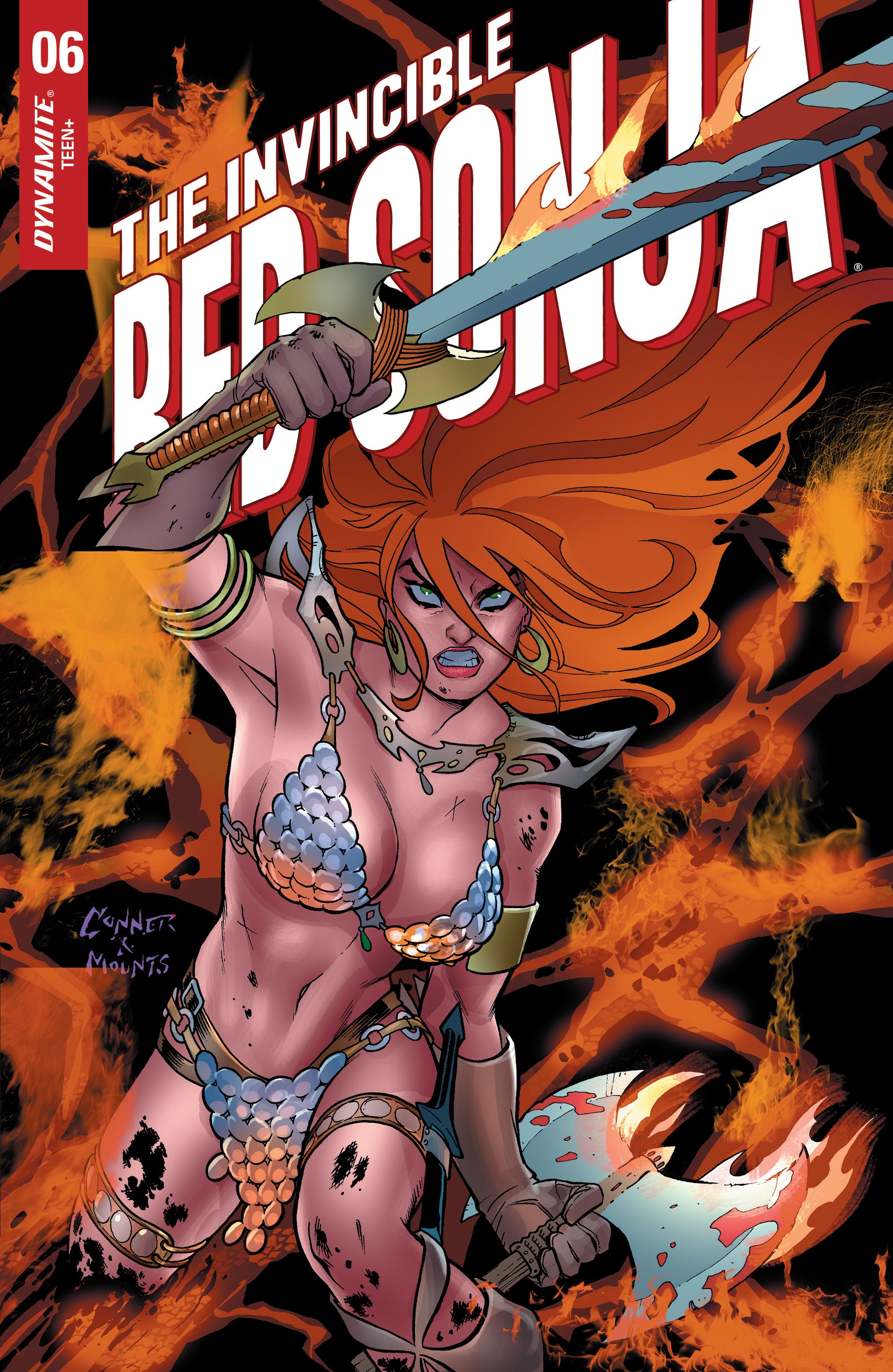 Read online The Invincible Red Sonja comic -  Issue #6 - 1