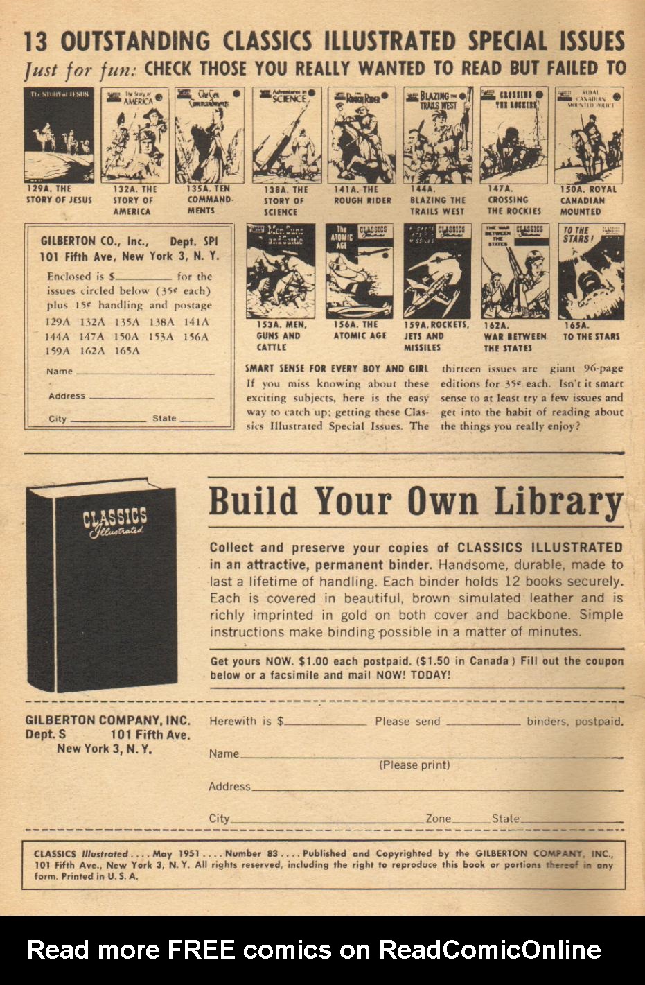 Read online Classics Illustrated comic -  Issue #83 - 2