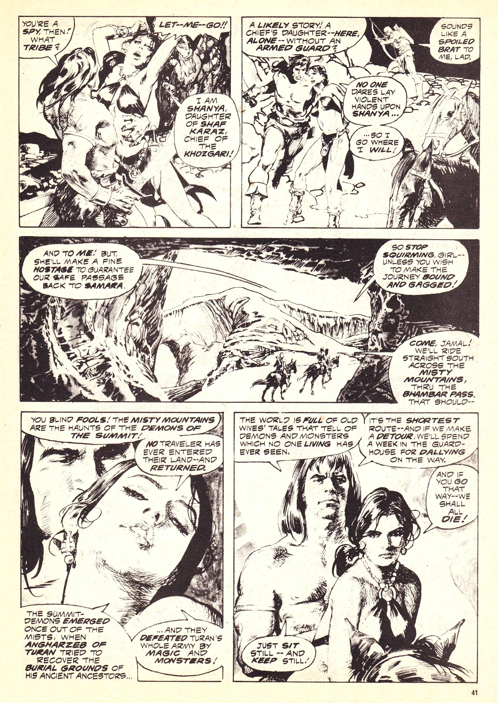 Read online The Savage Sword of Conan (1975) comic -  Issue #7 - 41