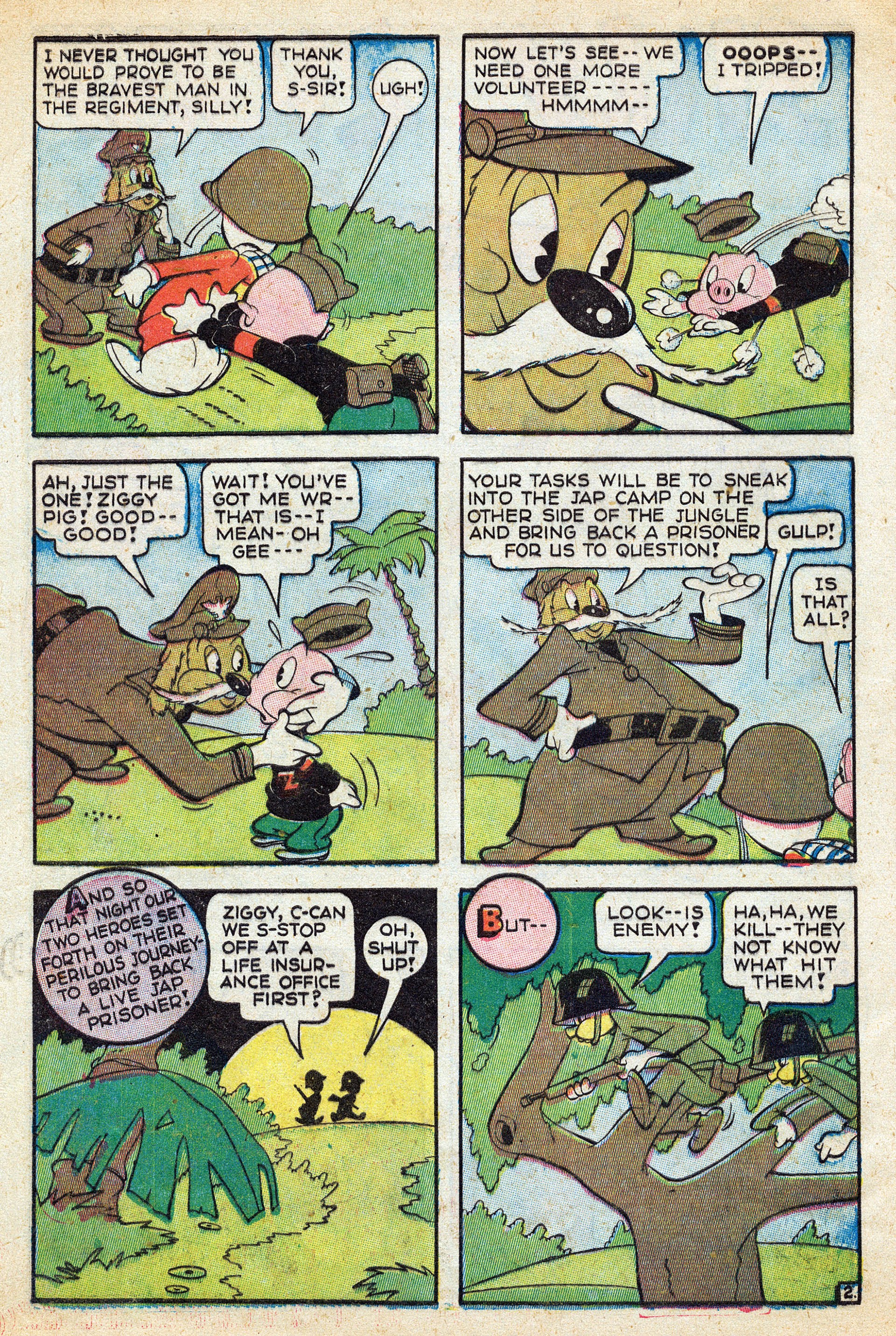 Read online Ziggy Pig-Silly Seal Comics (1944) comic -  Issue #1 - 40