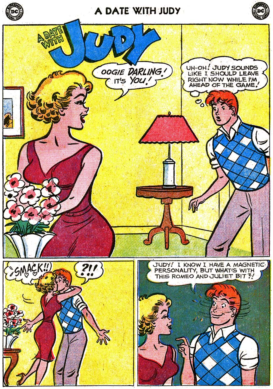 Read online A Date with Judy comic -  Issue #73 - 16
