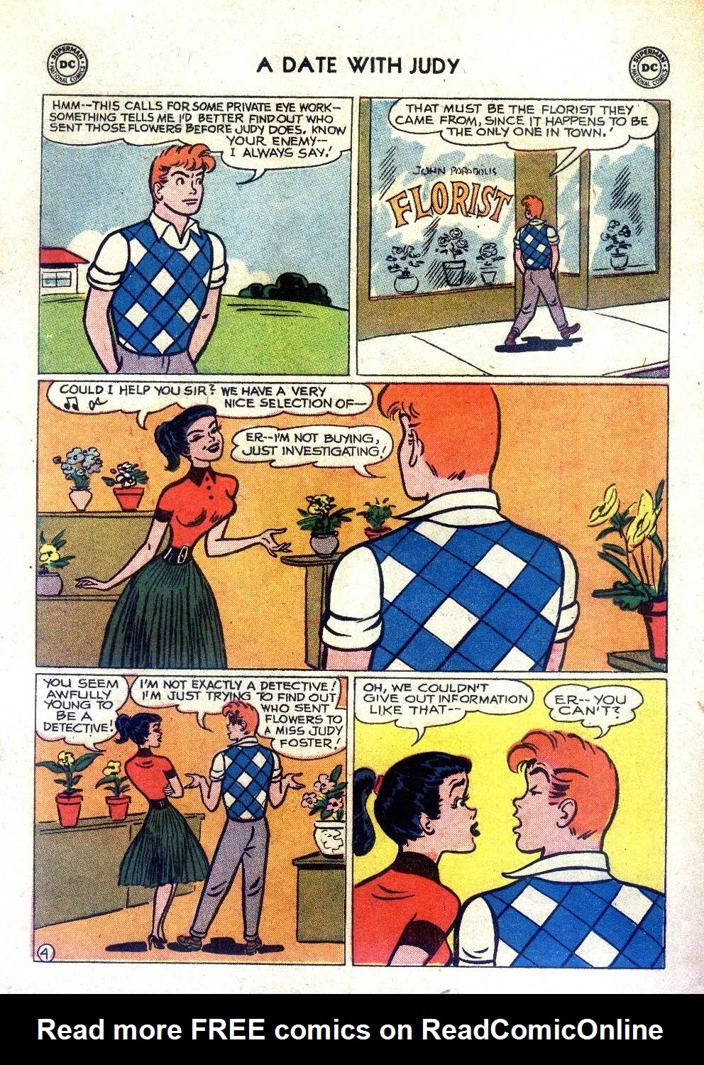 Read online A Date with Judy comic -  Issue #73 - 19