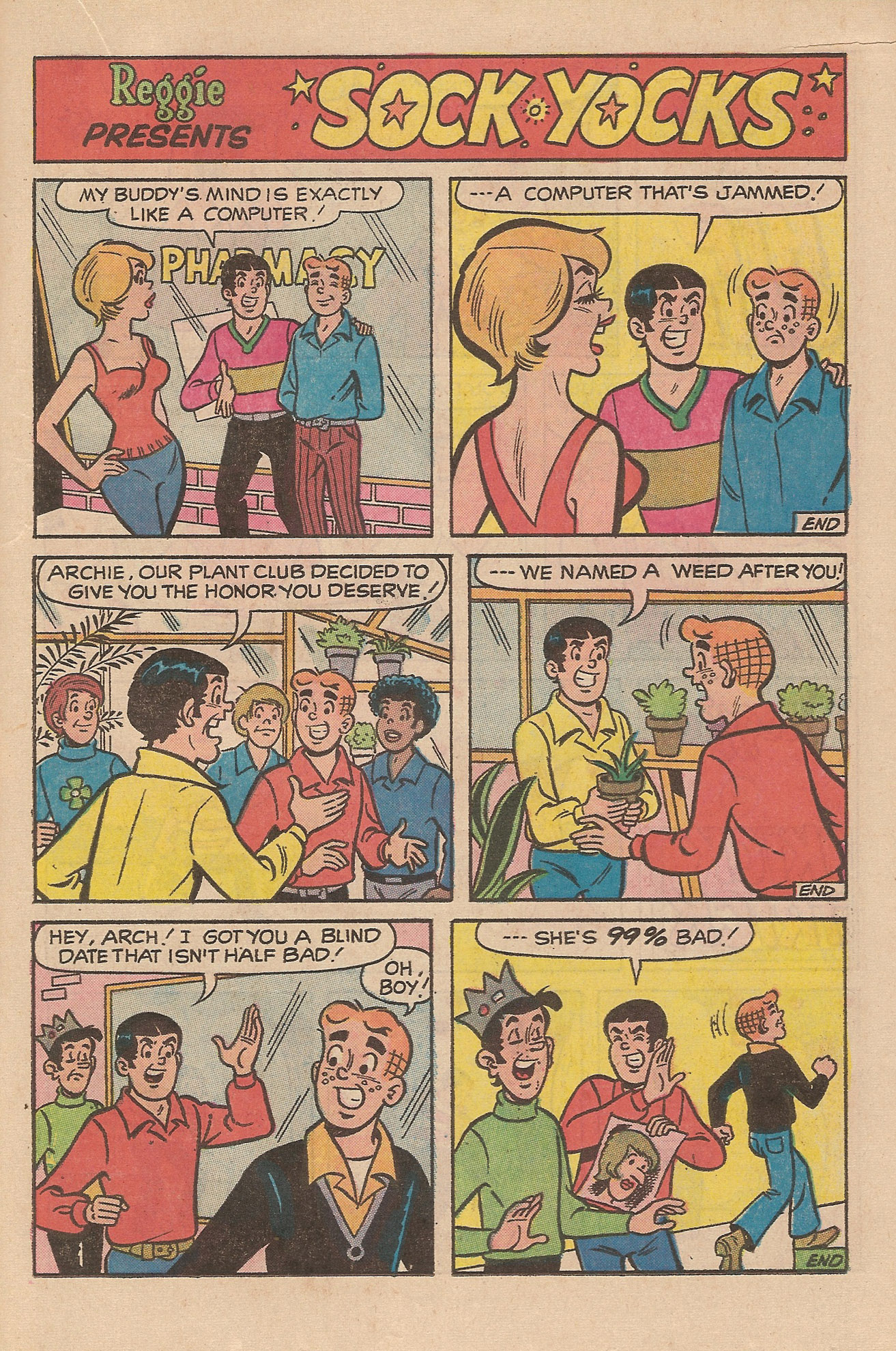 Read online Reggie's Wise Guy Jokes comic -  Issue #27 - 15