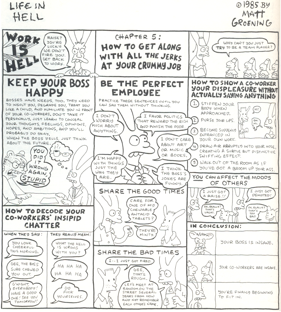 Read online Life In Hell comic -  Issue # TPB Work Is Hell - 8