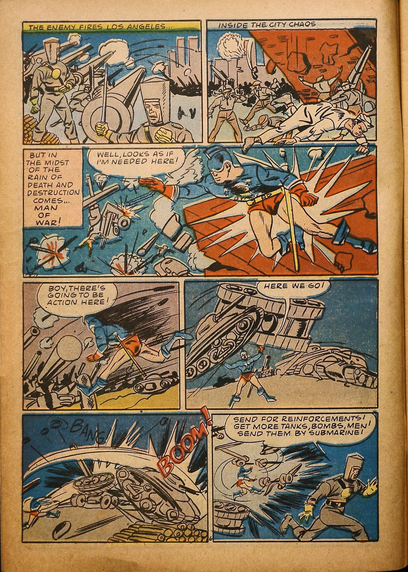 Read online Man of War Comics comic -  Issue #1 - 8