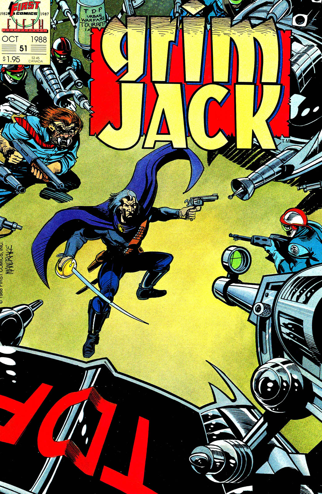 Read online Grimjack comic -  Issue #51 - 1