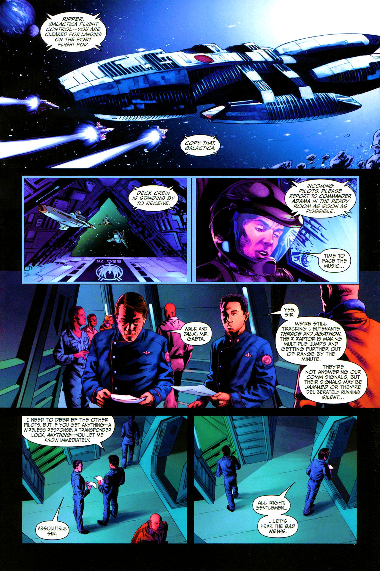 Read online Battlestar Galactica: Season Zero comic -  Issue #4 - 4