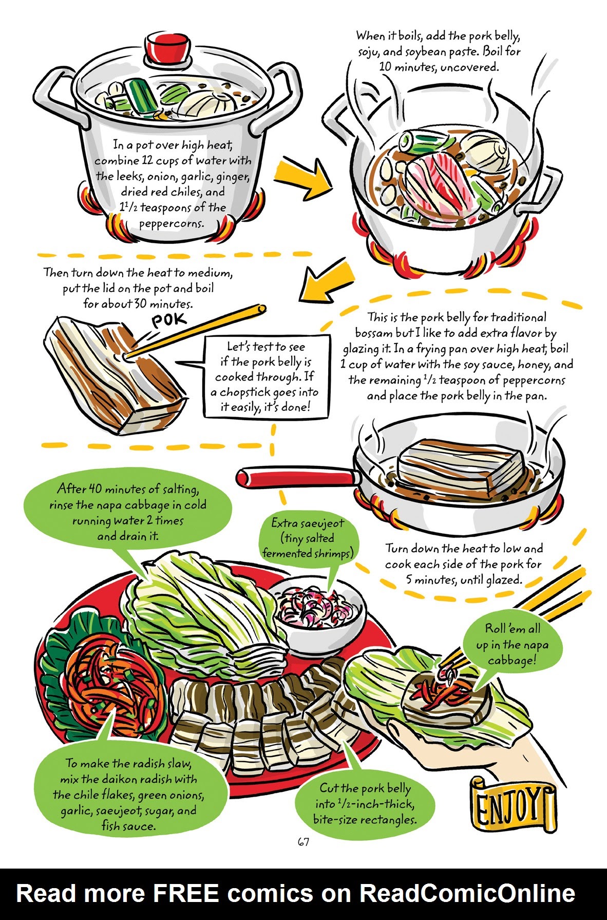 Read online Cook Korean! A Comic Book With Recipes comic -  Issue # TPB (Part 1) - 66
