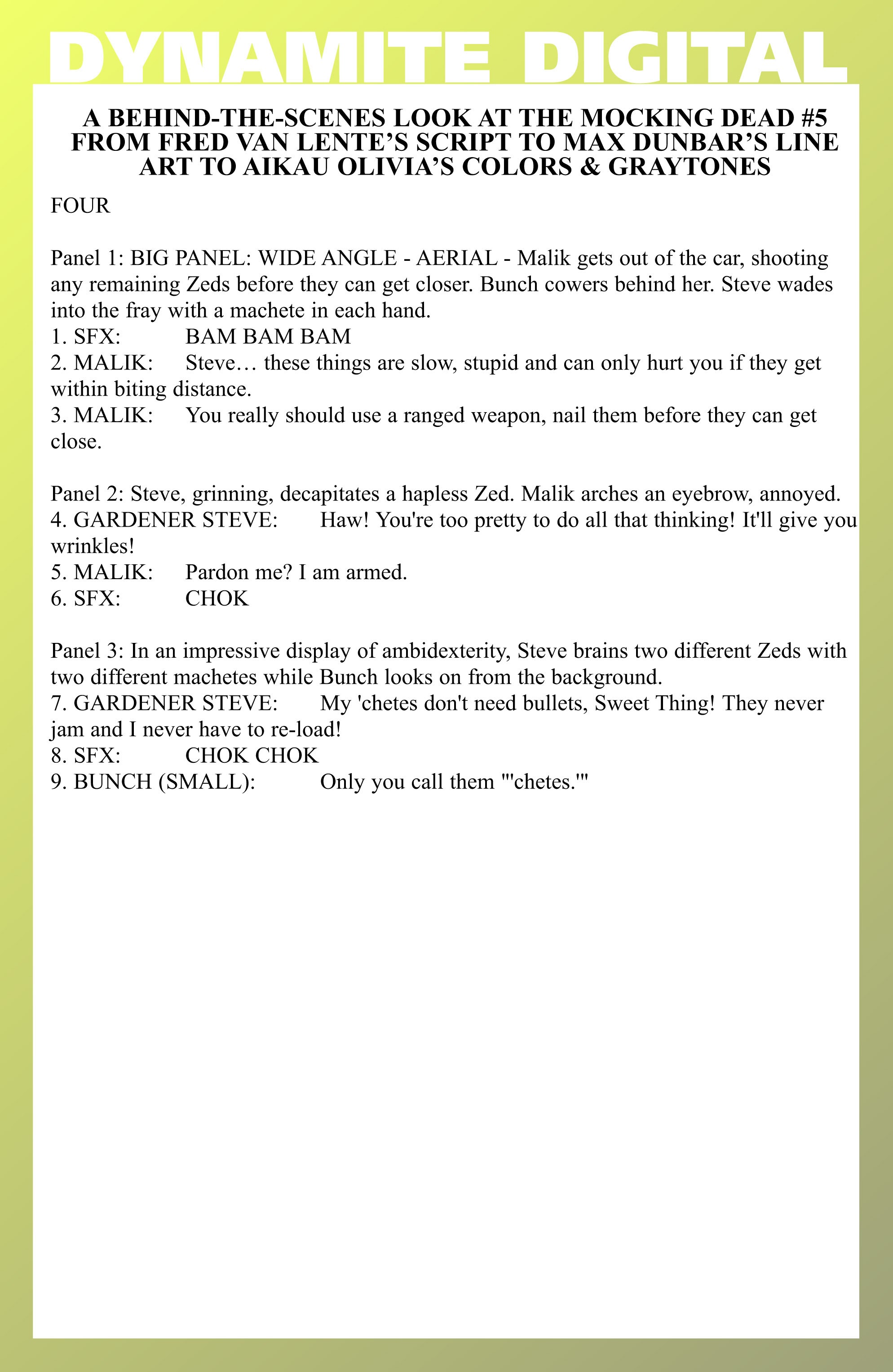 Read online The Mocking Dead comic -  Issue #5 - 32