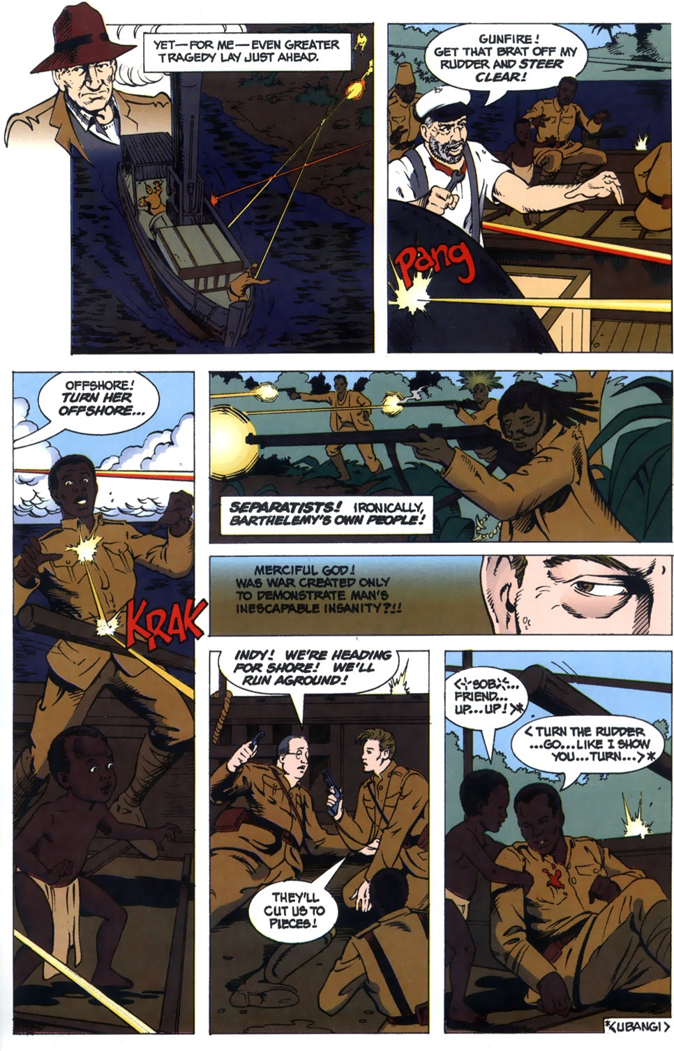 Read online Young Indiana Jones Chronicles comic -  Issue #7 - 21