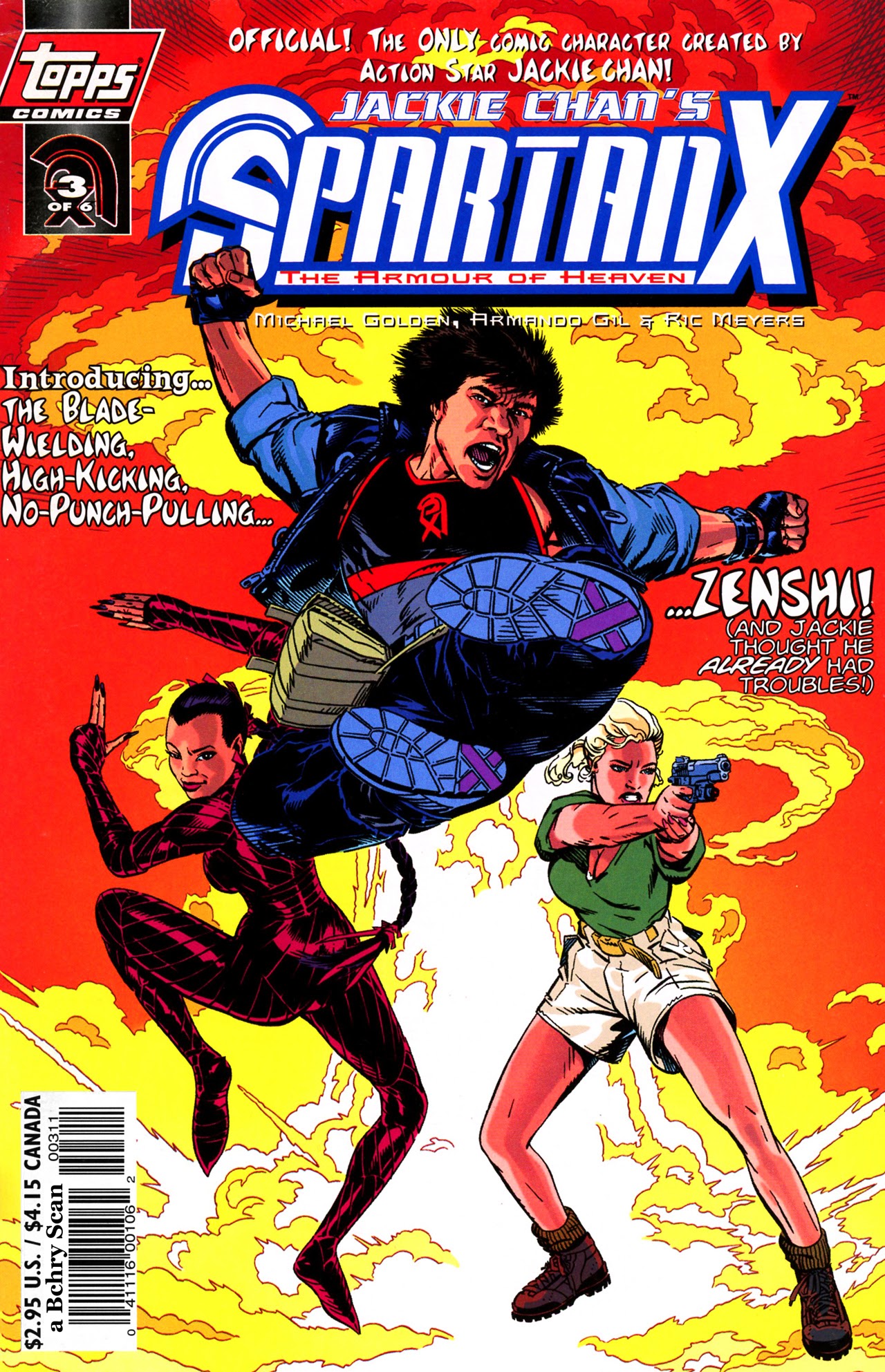 Read online Jackie Chan's Spartan X: The Armour of Heaven comic -  Issue #3 - 1
