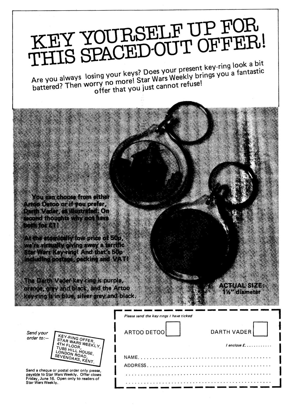 Read online Star Wars Weekly comic -  Issue #17 - 24