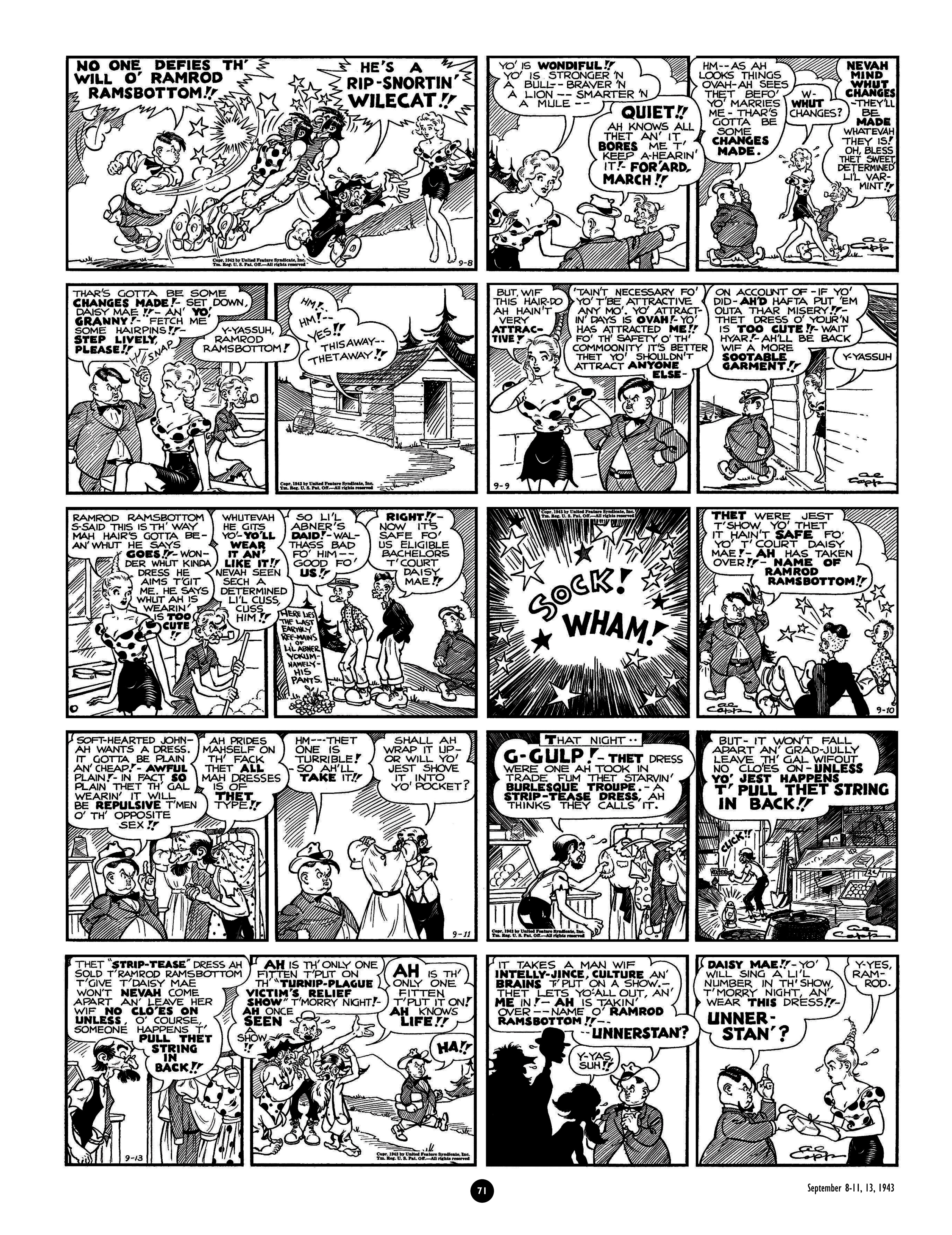 Read online Al Capp's Li'l Abner Complete Daily & Color Sunday Comics comic -  Issue # TPB 5 (Part 1) - 72