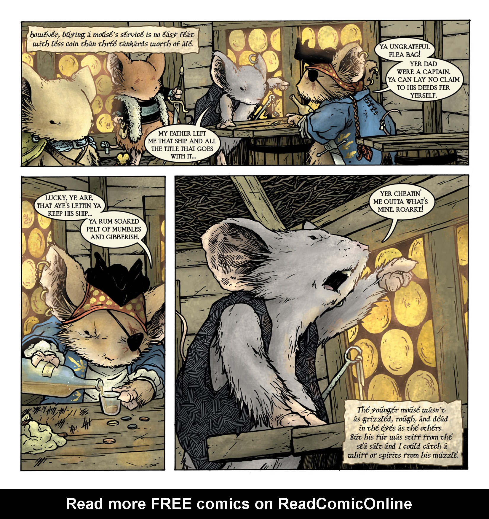 Read online Mouse Guard: The Black Axe comic -  Issue #2 - 6