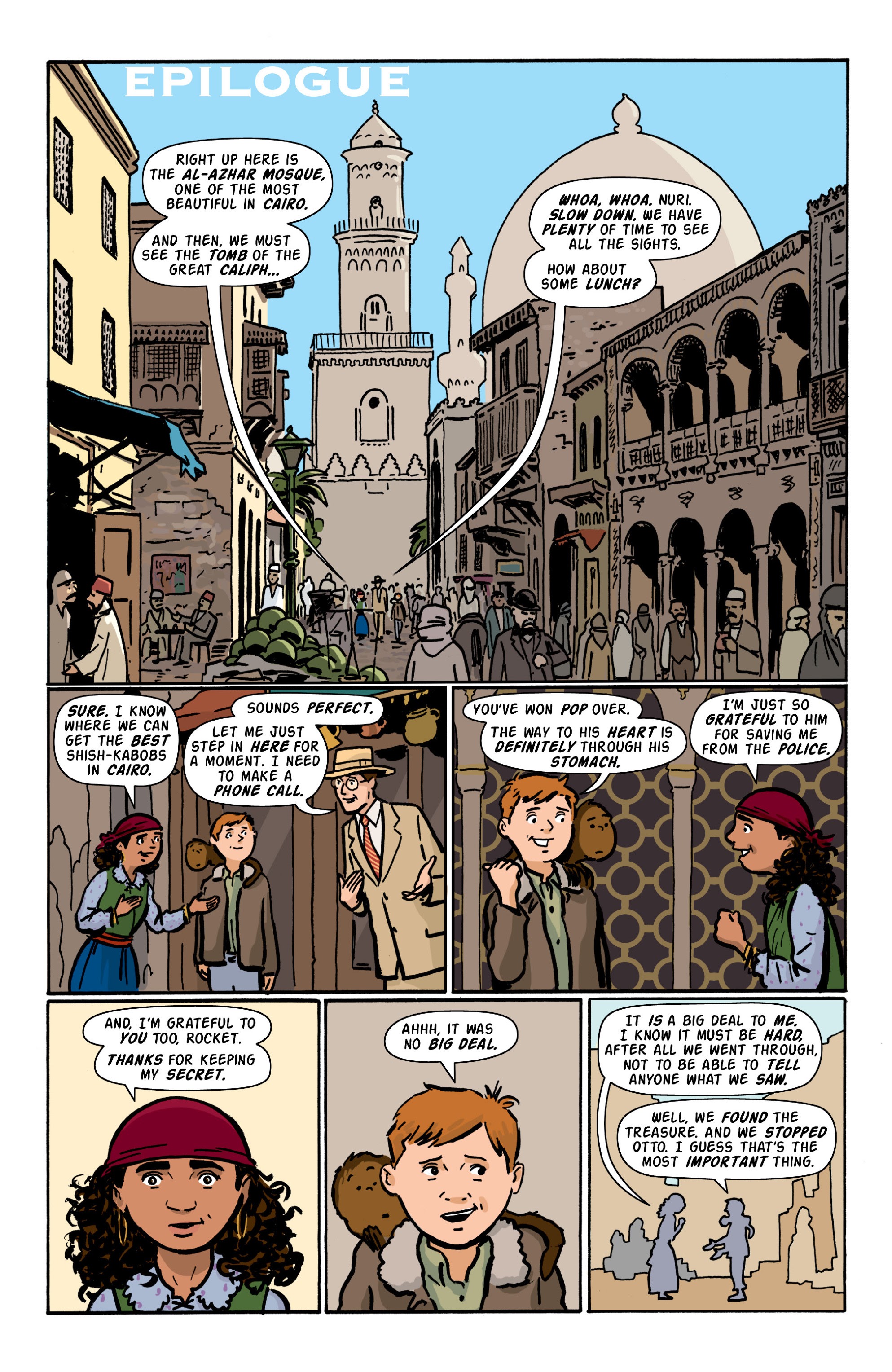Read online Rocket Robinson and the Pharaoh's Fortune comic -  Issue # TPB (Part 3) - 38