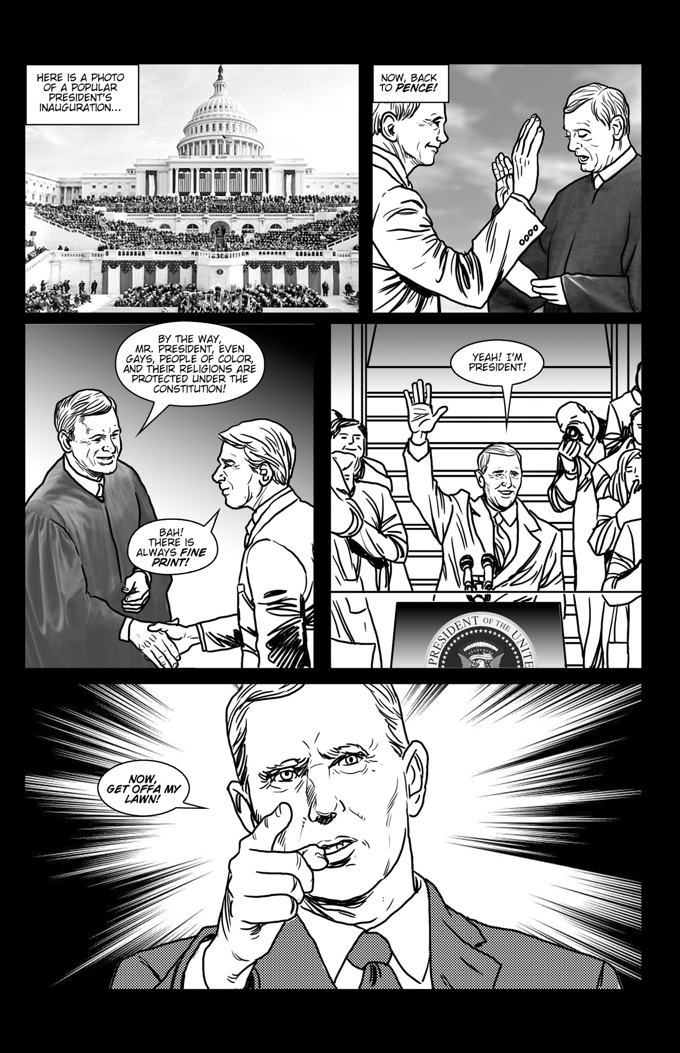 Read online President Pence comic -  Issue # Full - 6