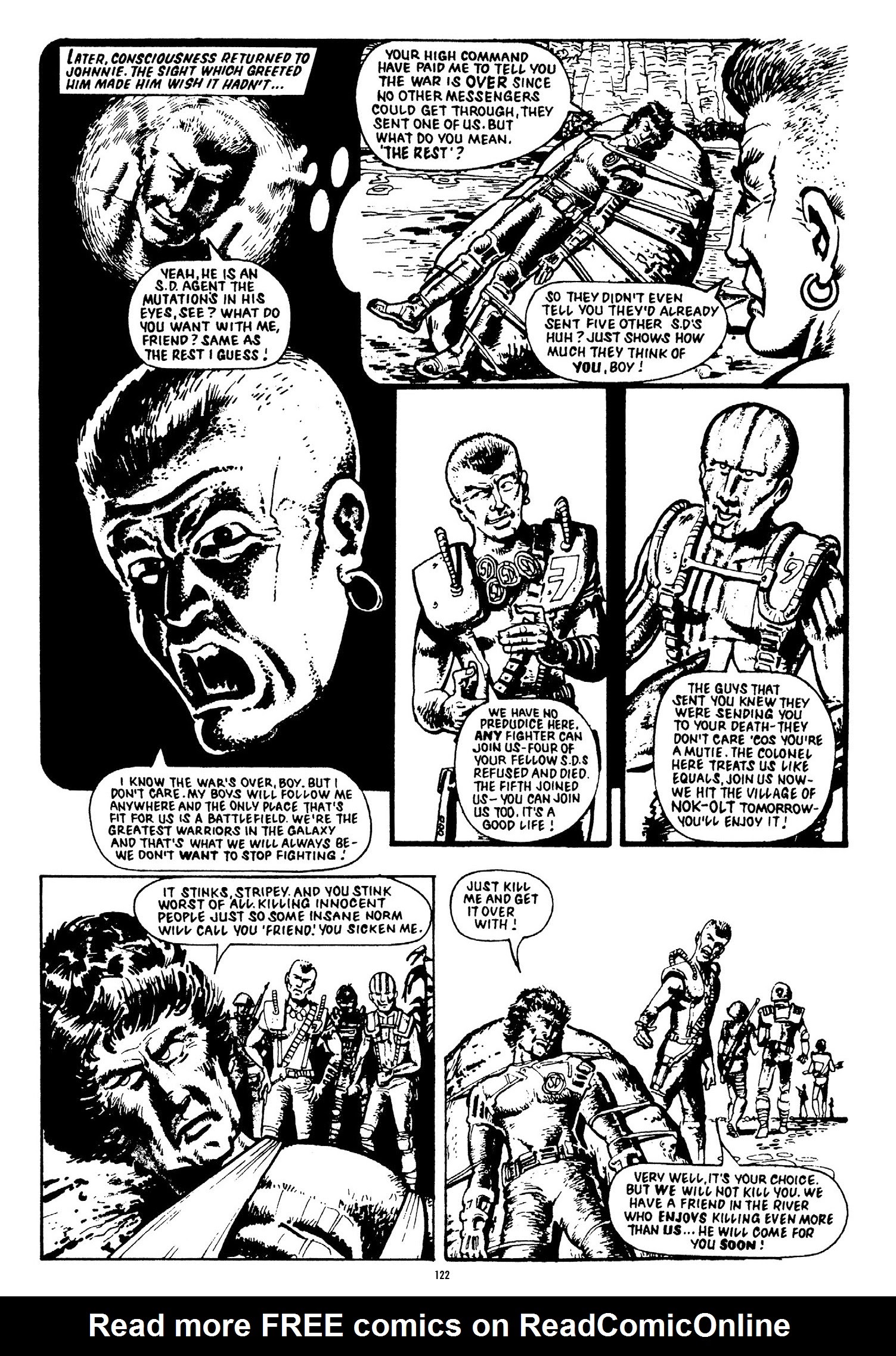 Read online Strontium Dog Search and Destroy: The Starlord Years comic -  Issue # TPB - 109