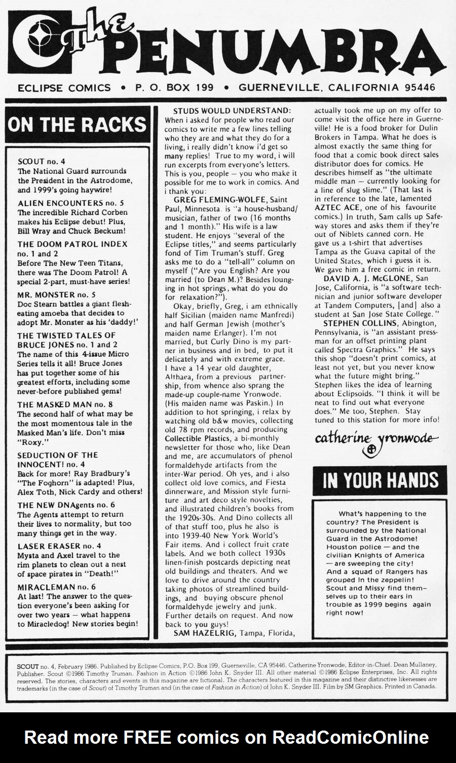 Read online Scout comic -  Issue #4 - 2