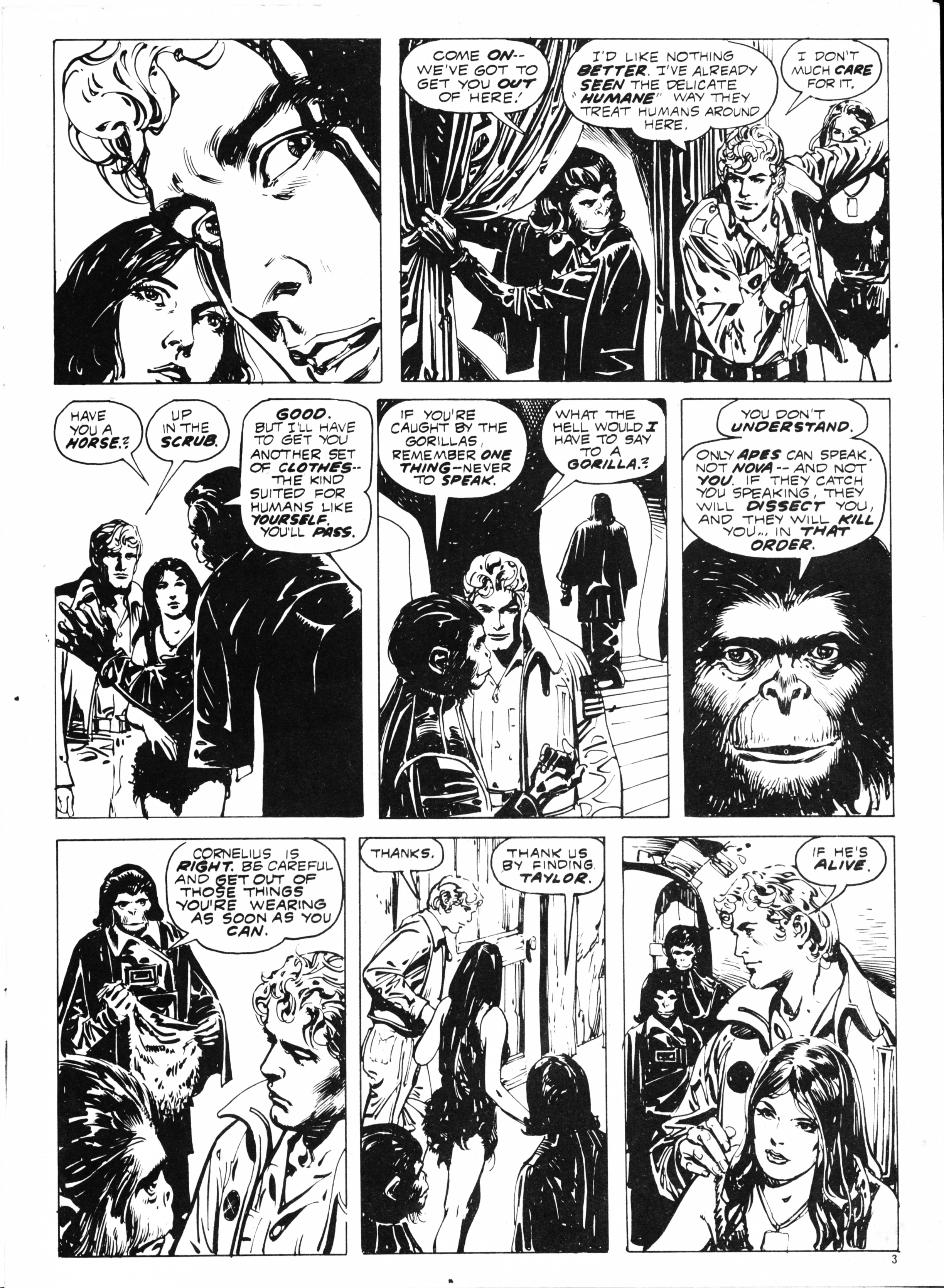 Read online Planet of the Apes (1974) comic -  Issue #38 - 3