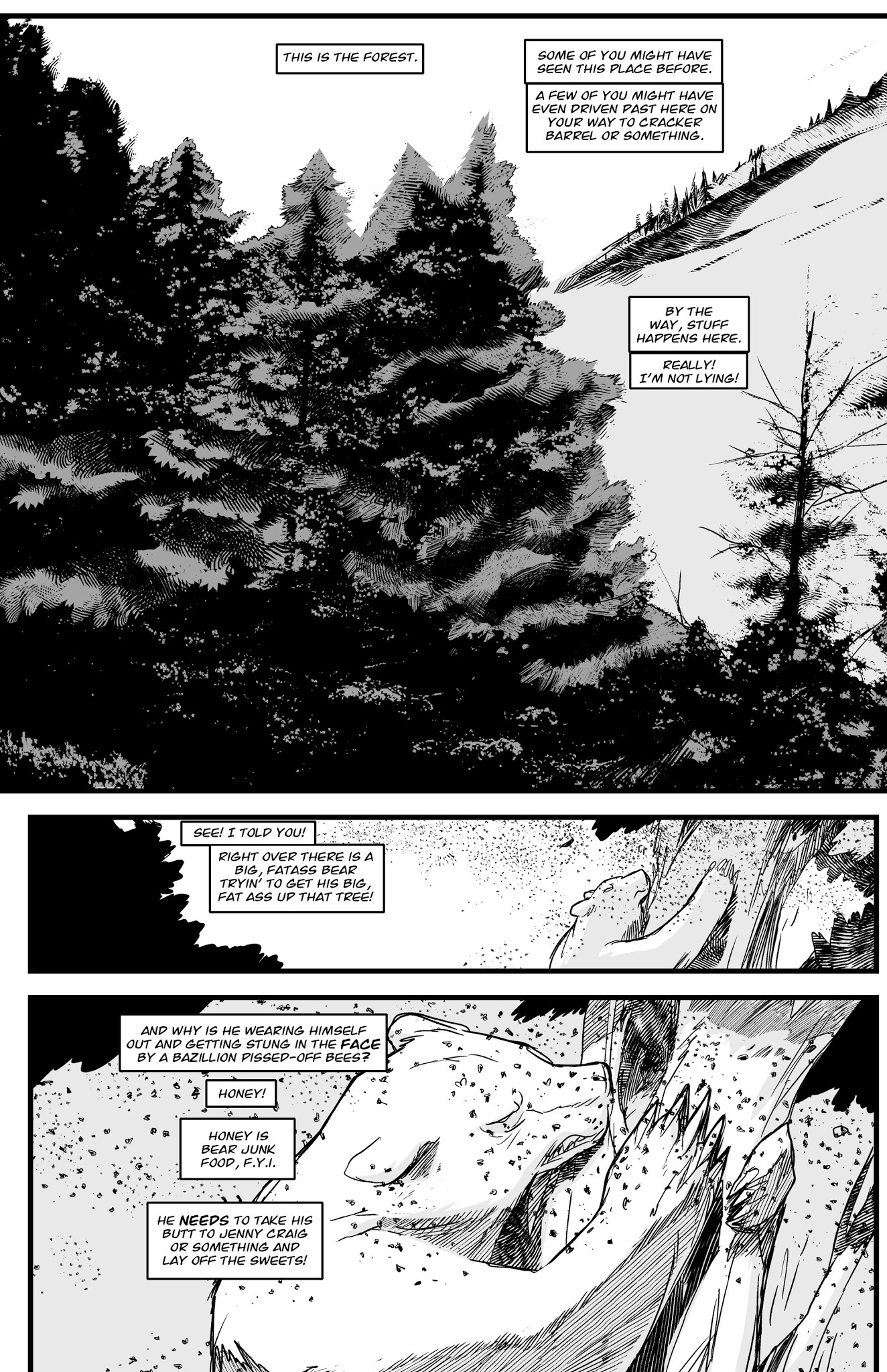 Read online Honey Badger comic -  Issue # Full - 3