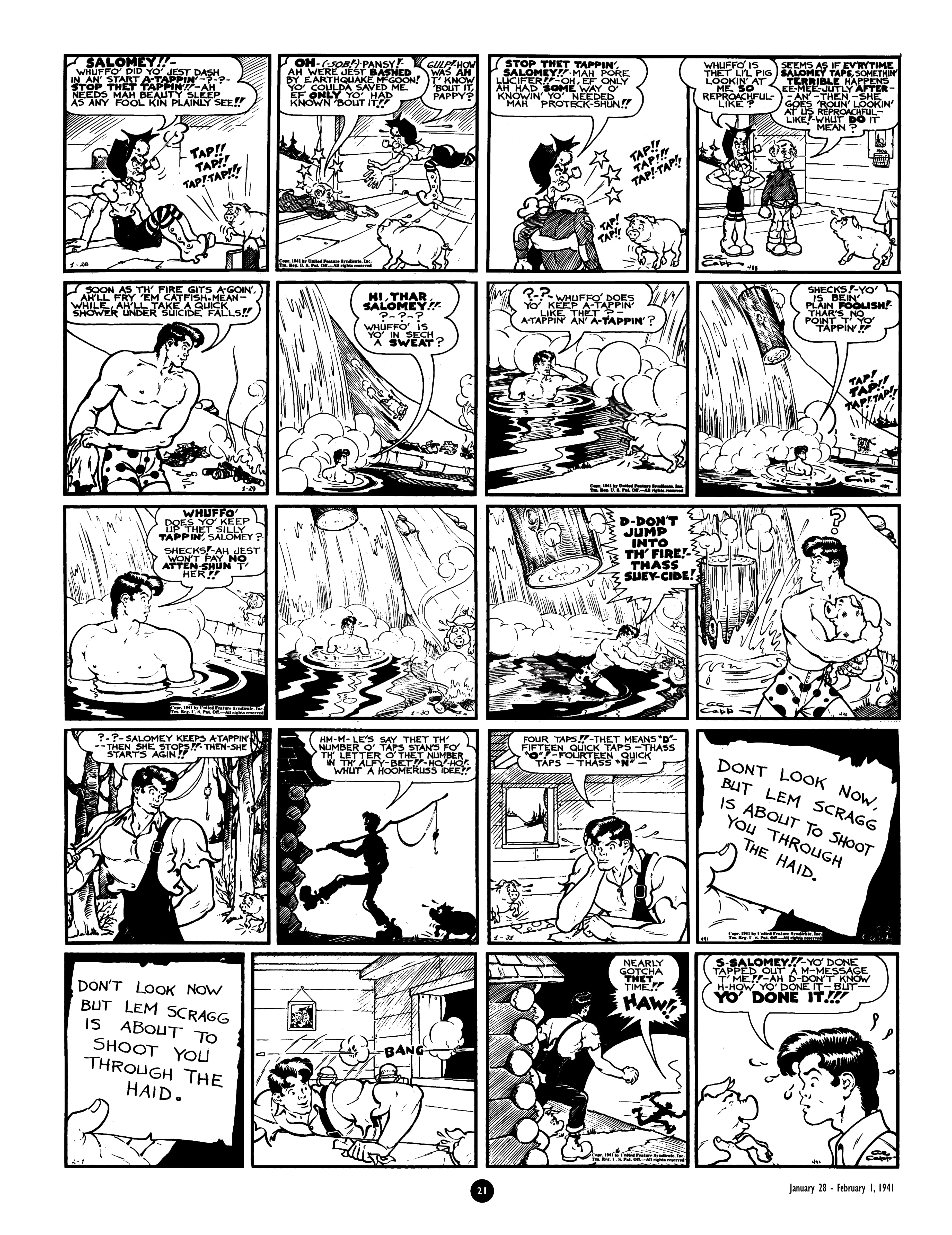 Read online Al Capp's Li'l Abner Complete Daily & Color Sunday Comics comic -  Issue # TPB 4 (Part 1) - 22