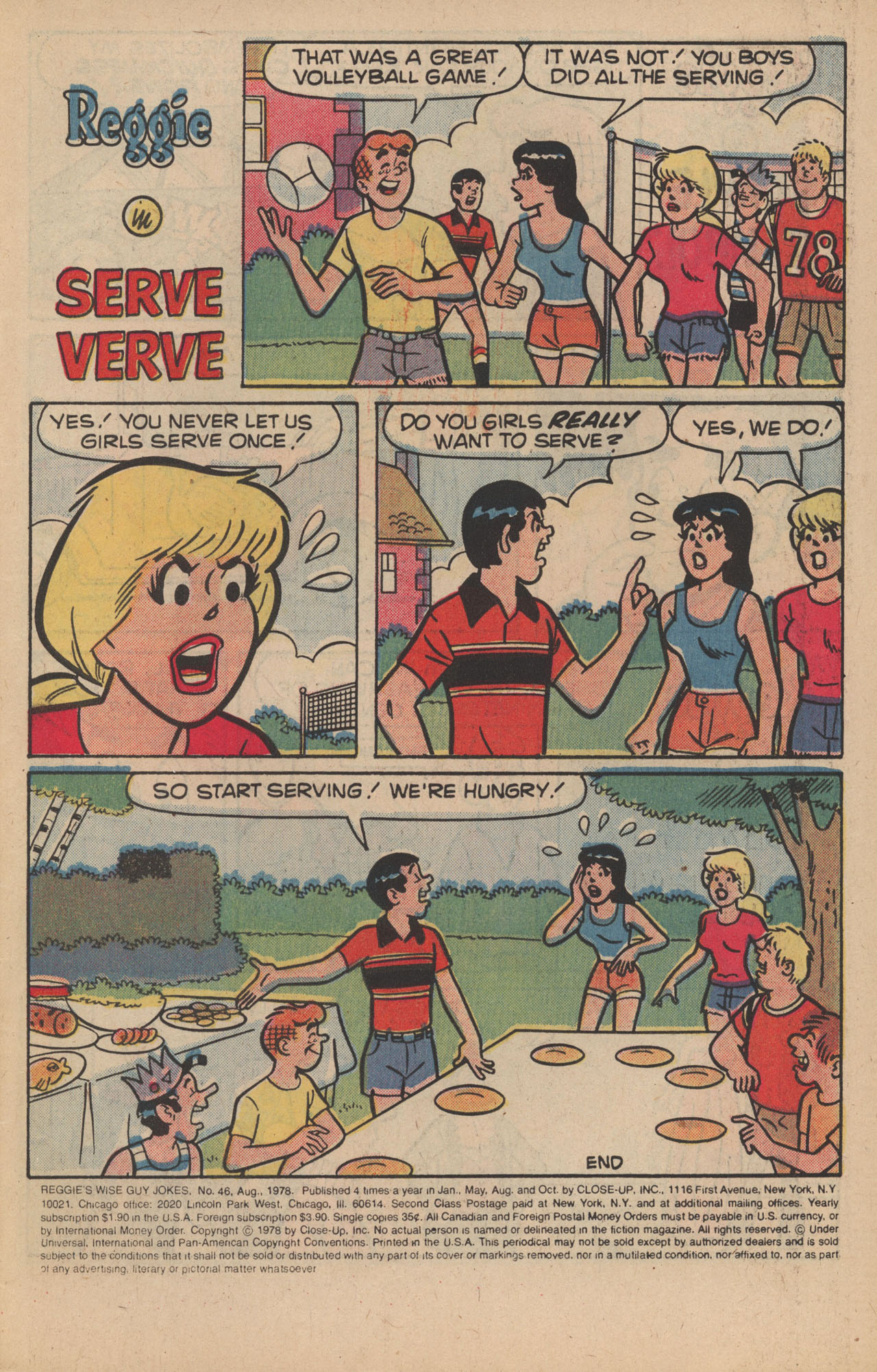 Read online Reggie's Wise Guy Jokes comic -  Issue #46 - 3