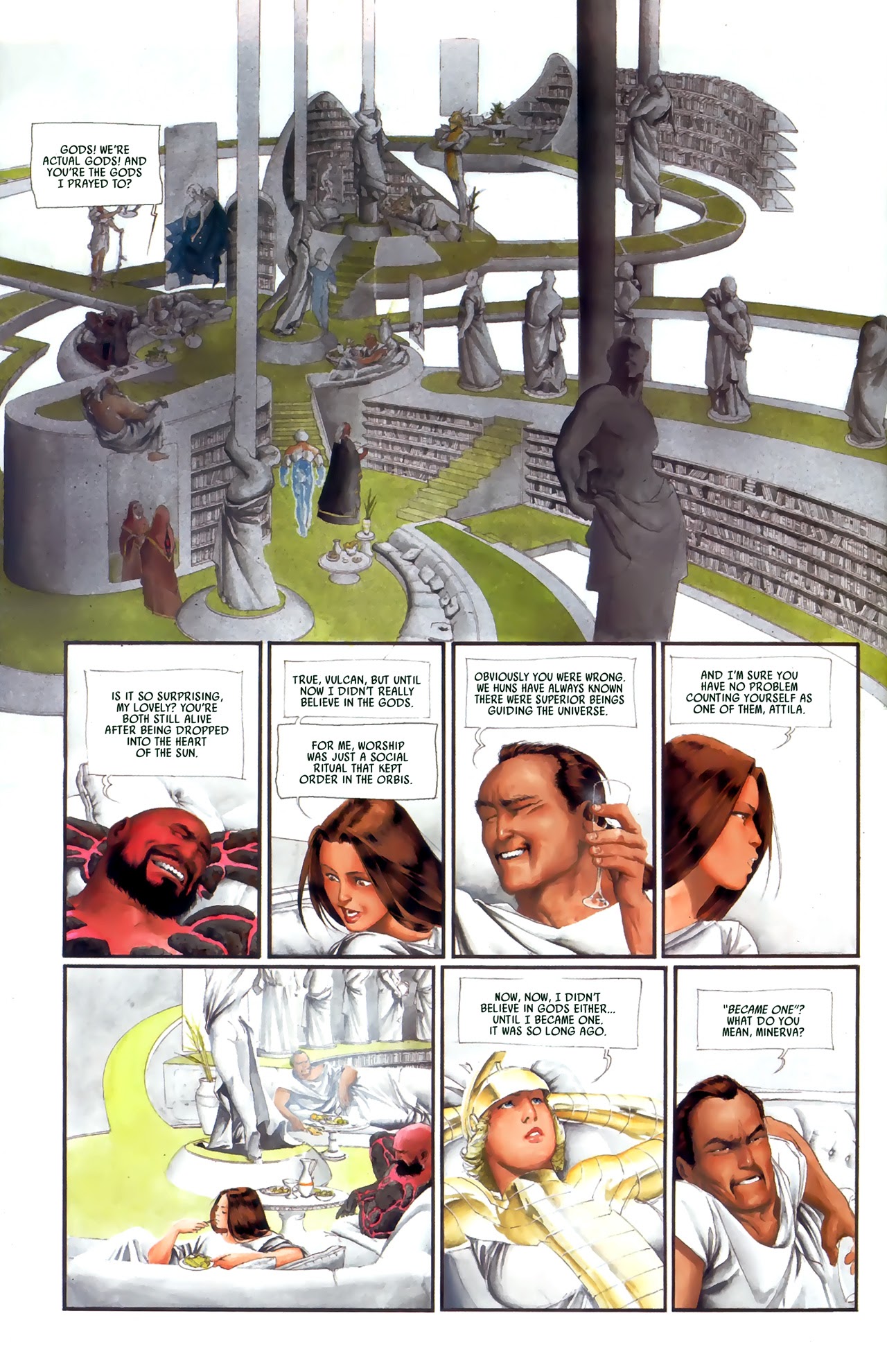 Read online Scourge Of The Gods: The Fall comic -  Issue #2 - 12