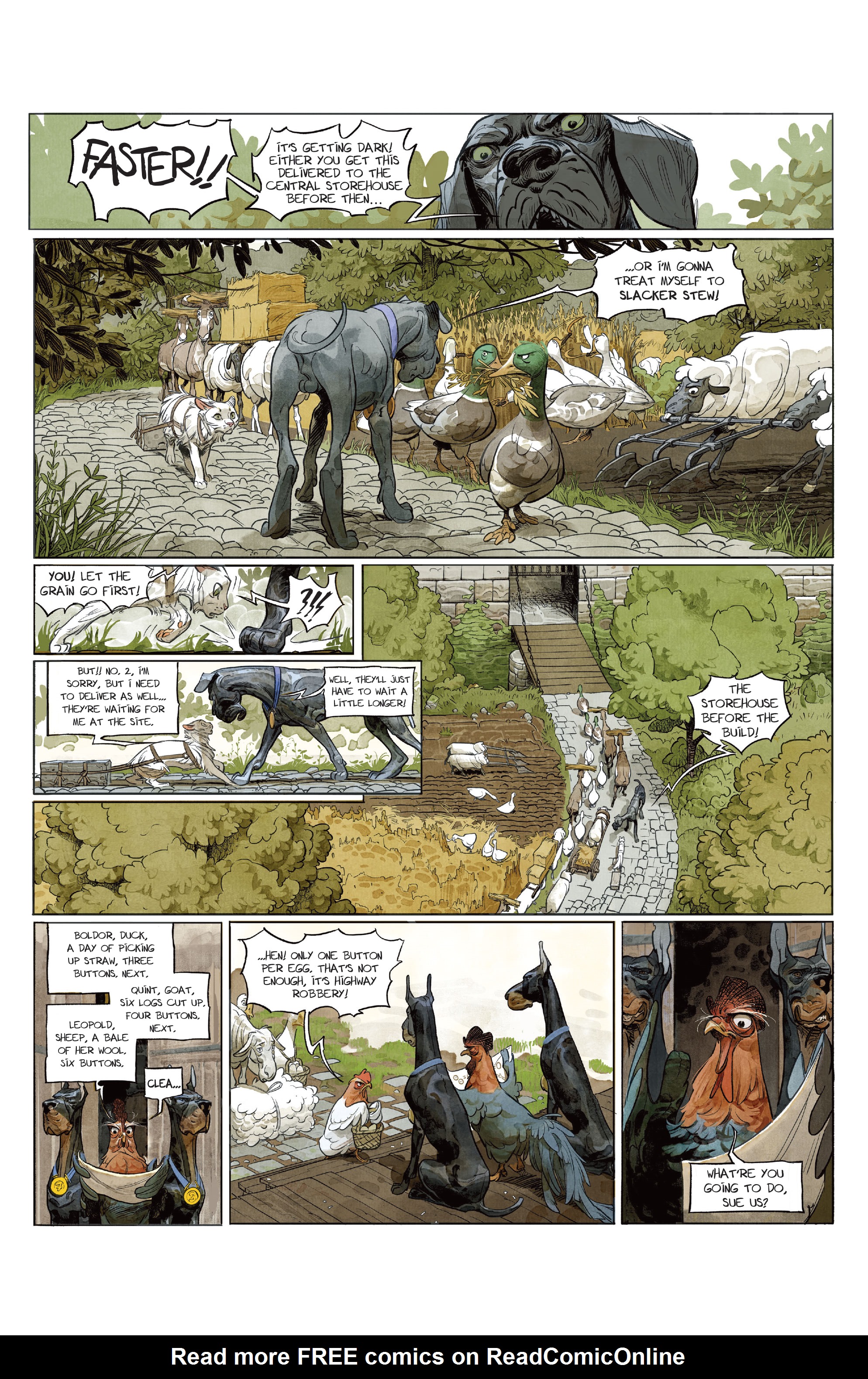Read online Animal Castle comic -  Issue #1 - 8