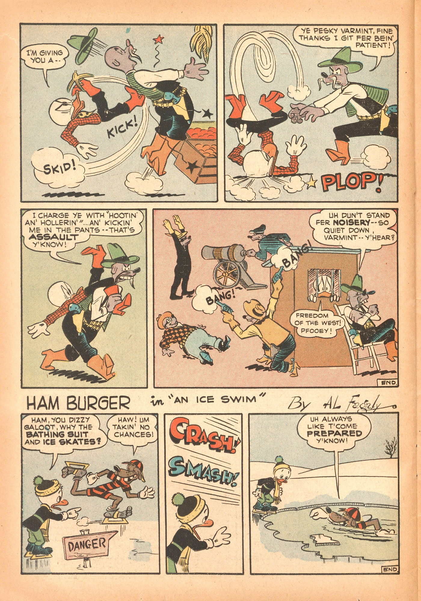 Read online Super Duck Comics comic -  Issue #31 - 38