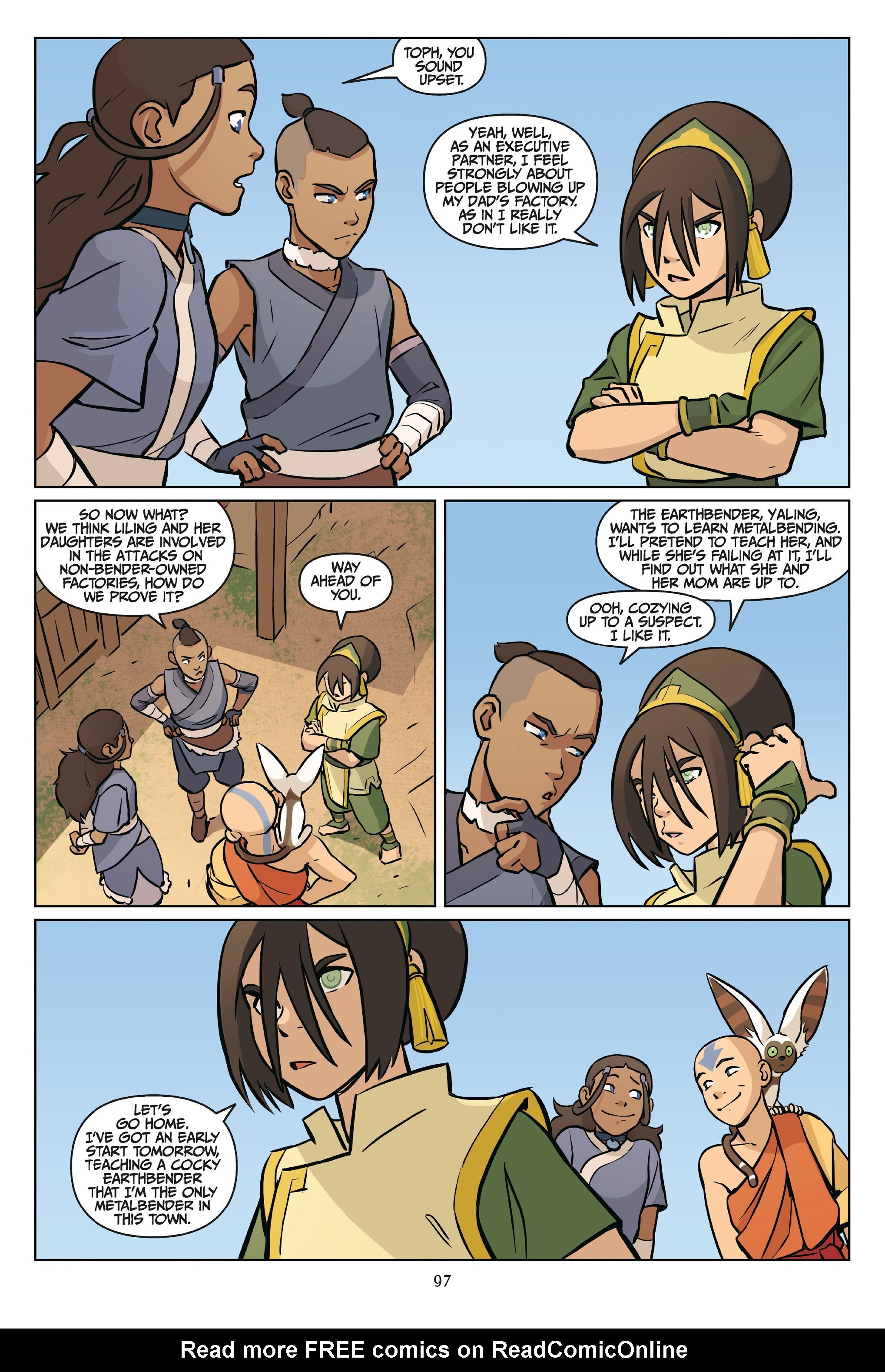 Read online Nickelodeon Avatar: The Last Airbender - Imbalance comic -  Issue # _Omnibus (Part 1) - 98