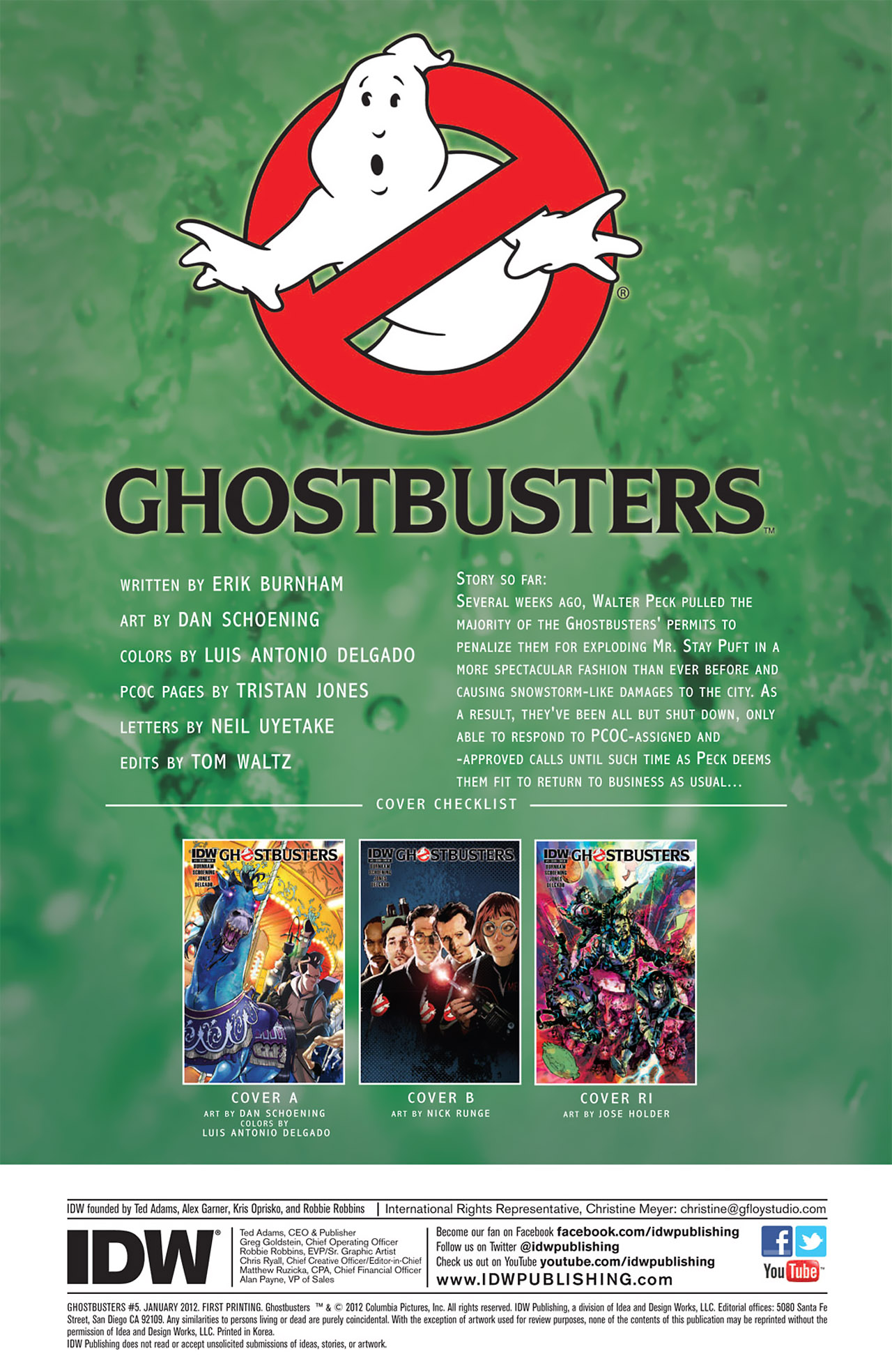 Read online Ghostbusters (2011) comic -  Issue #5 - 4