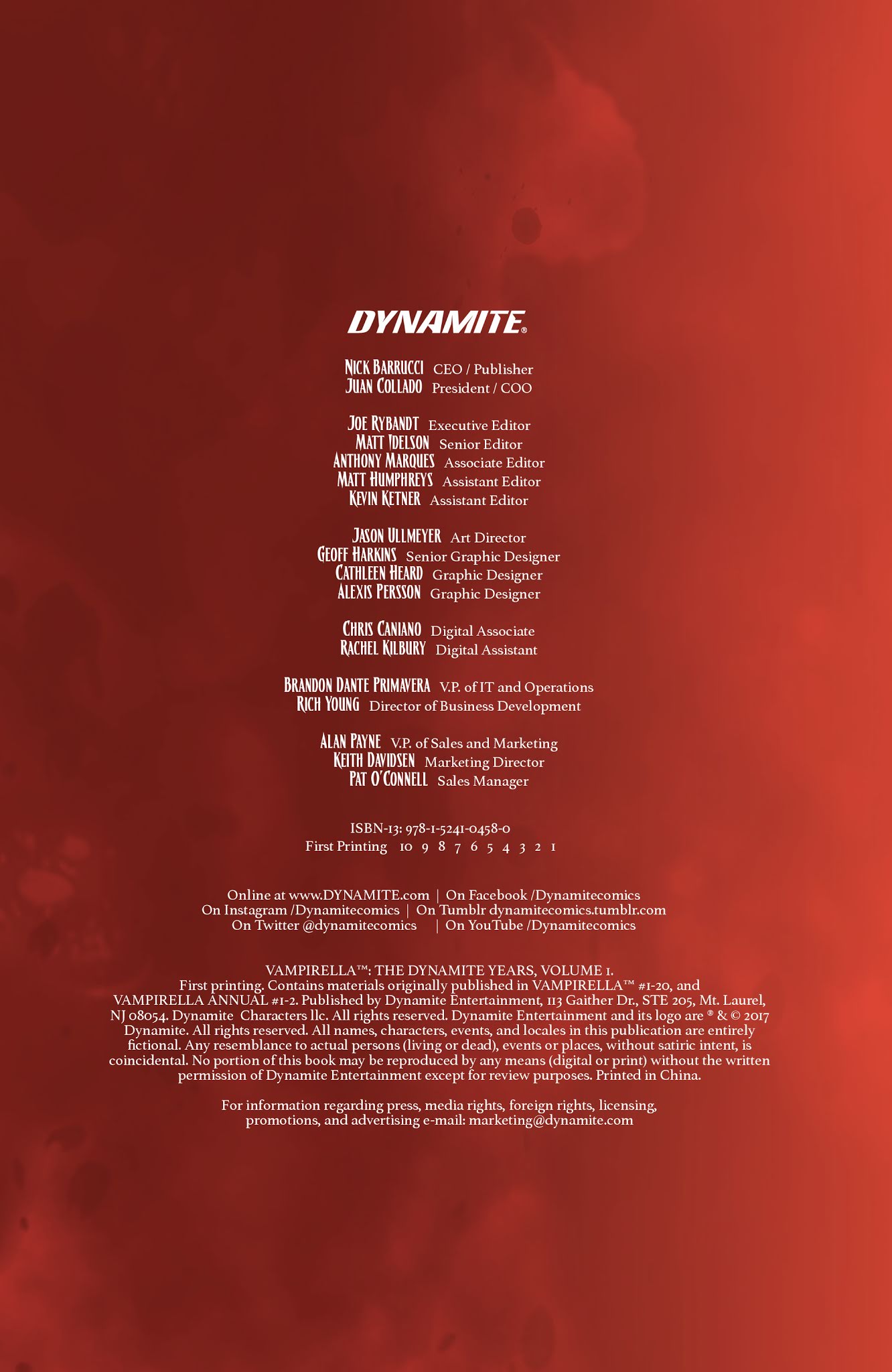 Read online Vampirella: The Dynamite Years Omnibus comic -  Issue # TPB 1 (Part 1) - 5