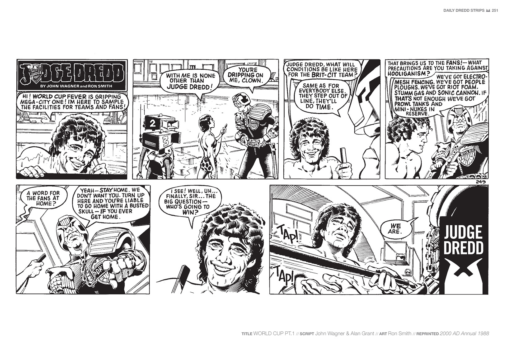 Read online Judge Dredd: The Daily Dredds comic -  Issue # TPB 1 - 254