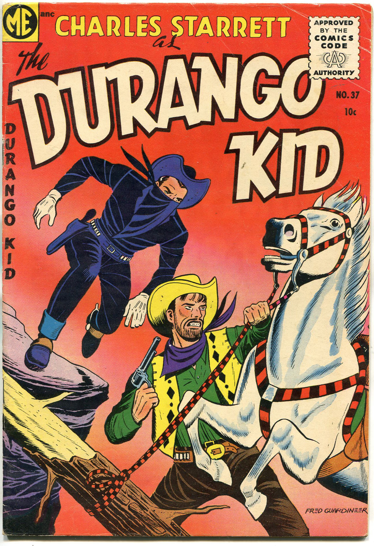 Read online Charles Starrett as The Durango Kid comic -  Issue #37 - 1