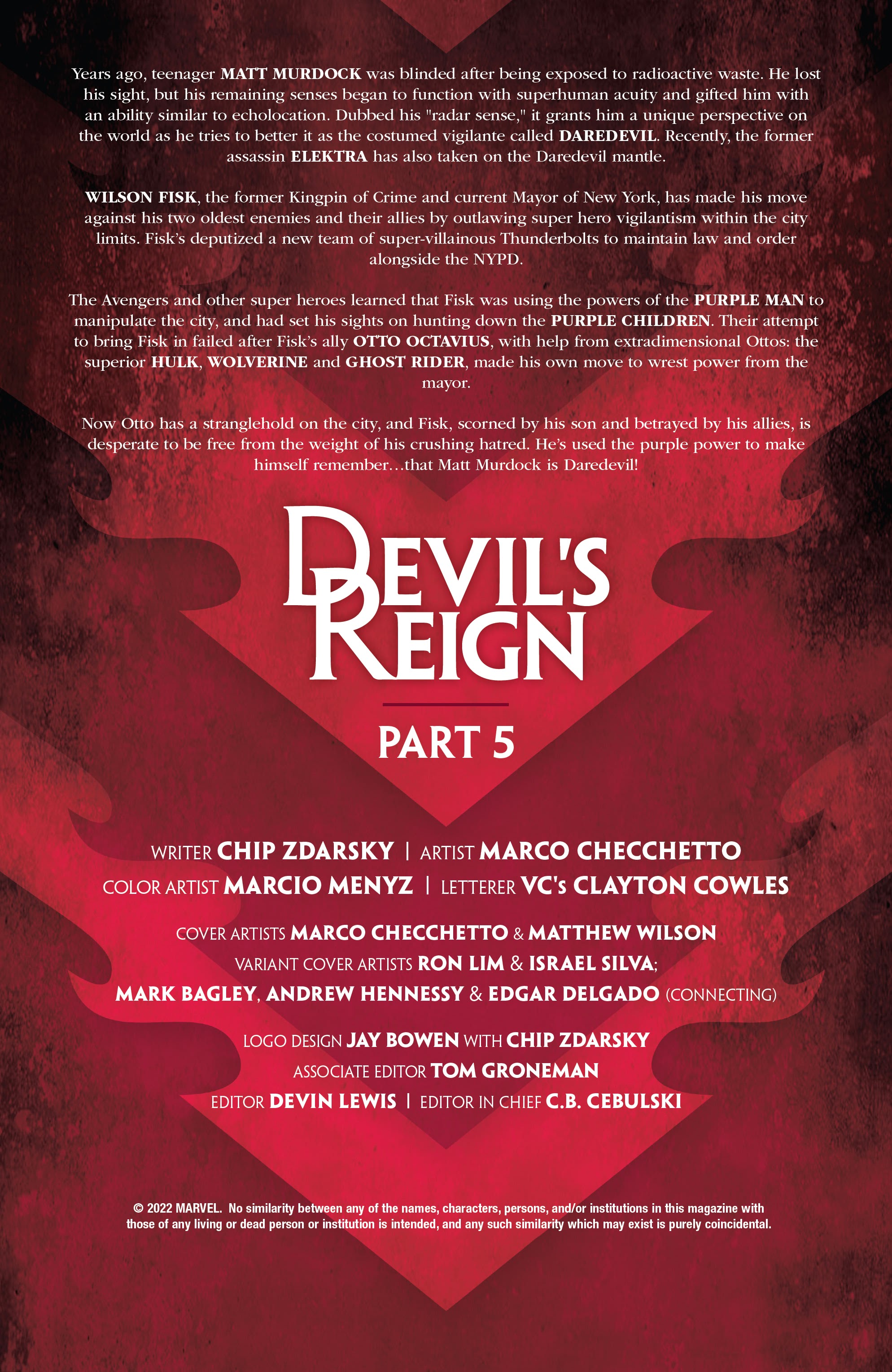 Read online Devil's Reign comic -  Issue #5 - 3
