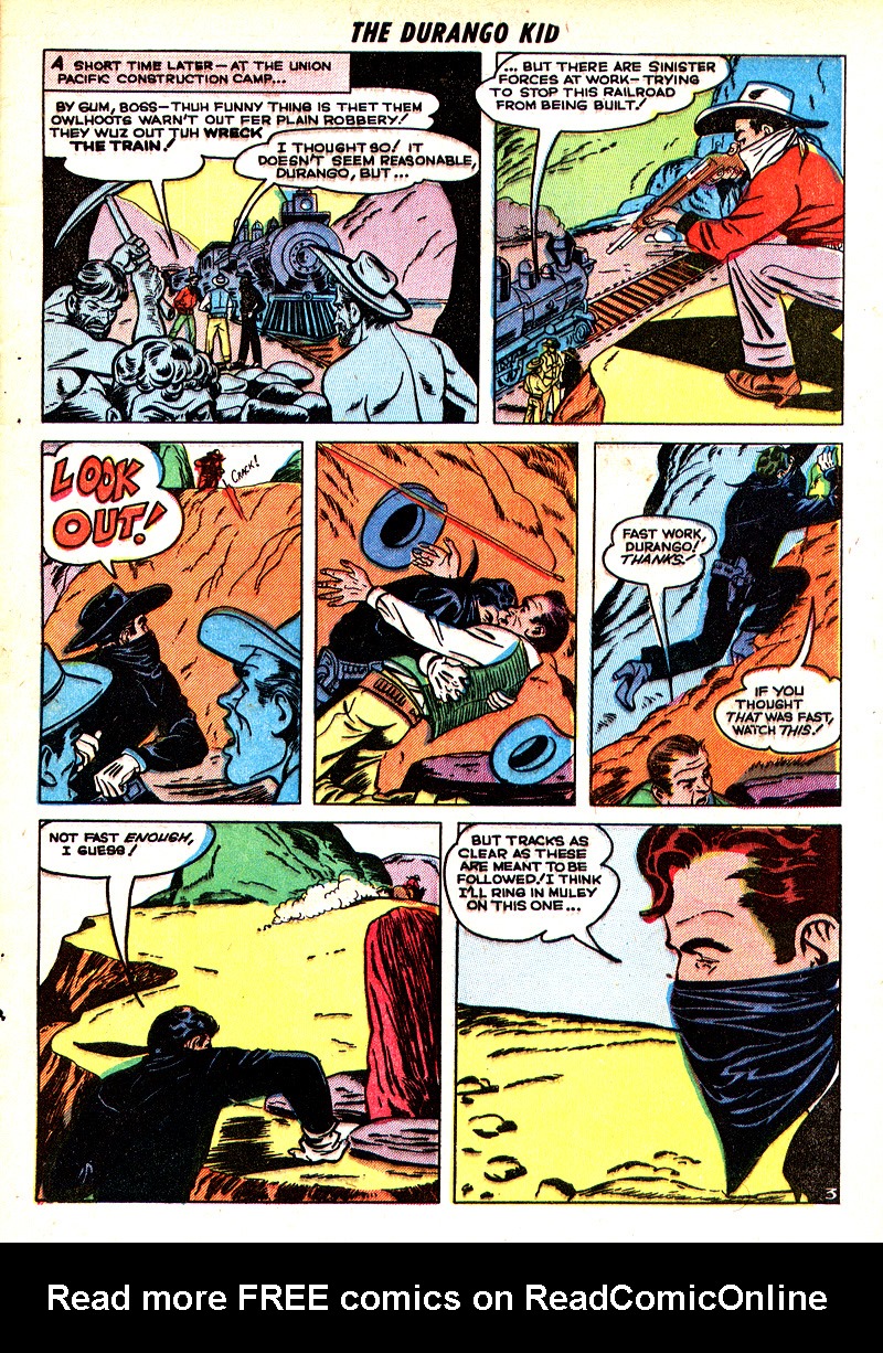 Read online Charles Starrett as The Durango Kid comic -  Issue #4 - 6