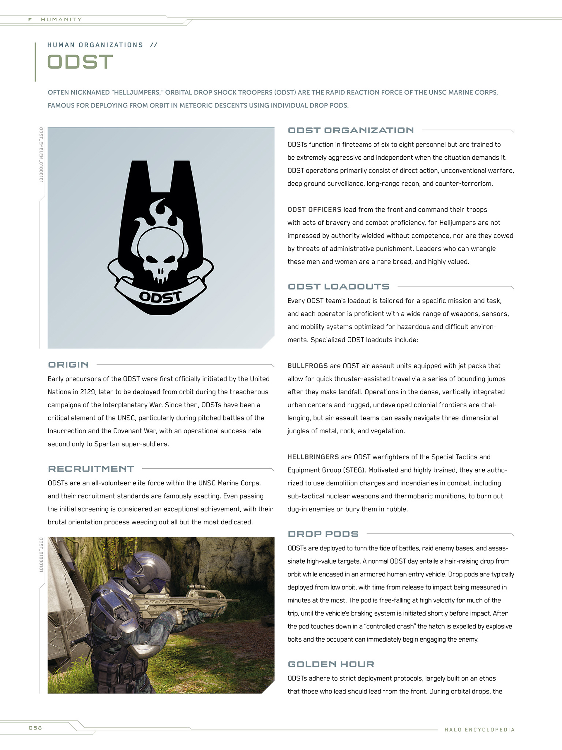 Read online Halo Encyclopedia comic -  Issue # TPB (Part 1) - 54