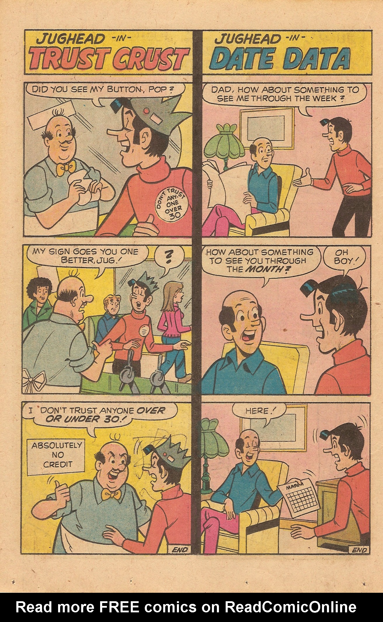 Read online Jughead's Jokes comic -  Issue #39 - 14
