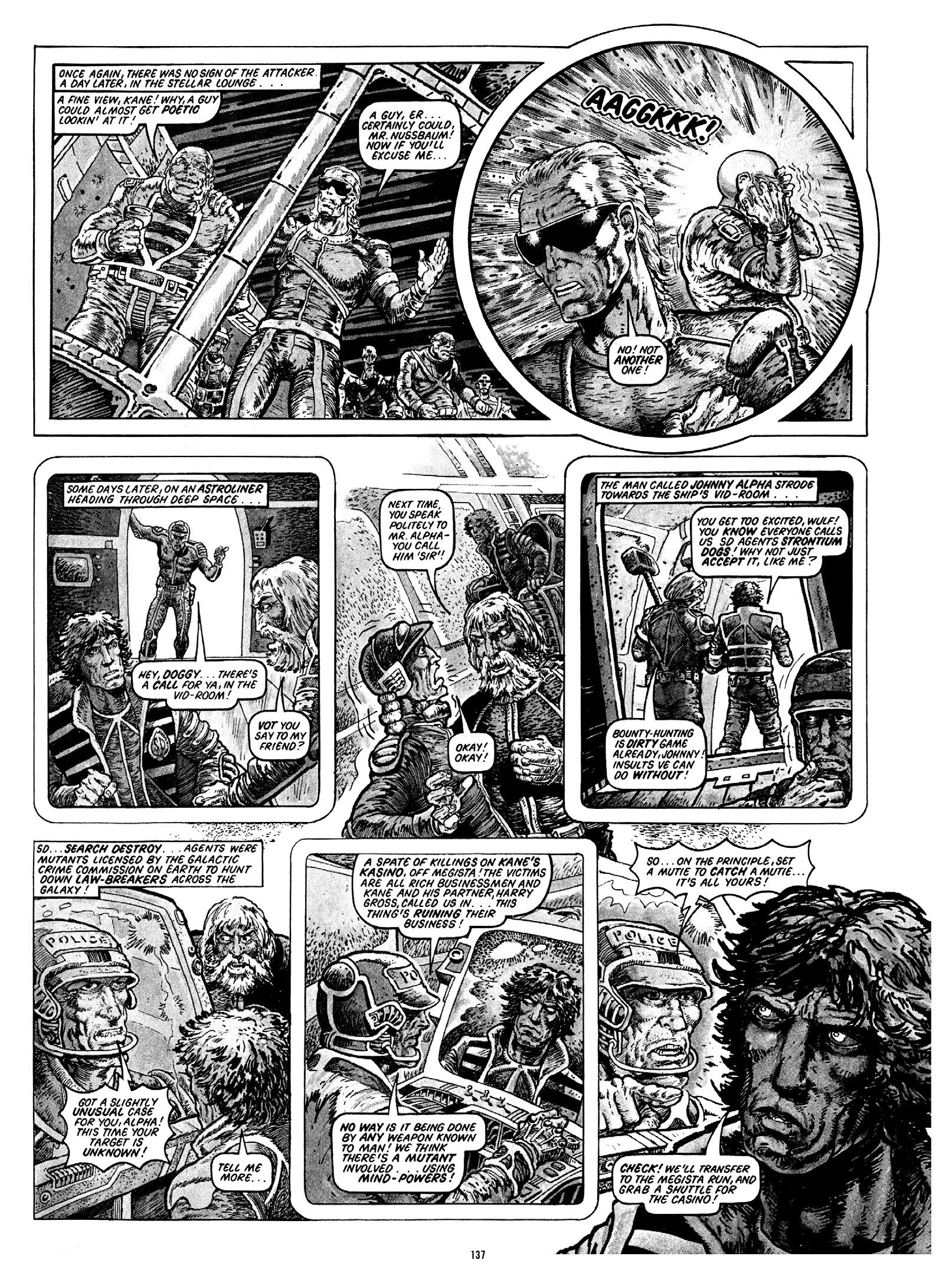 Read online Strontium Dog Search and Destroy: The Starlord Years comic -  Issue # TPB - 123