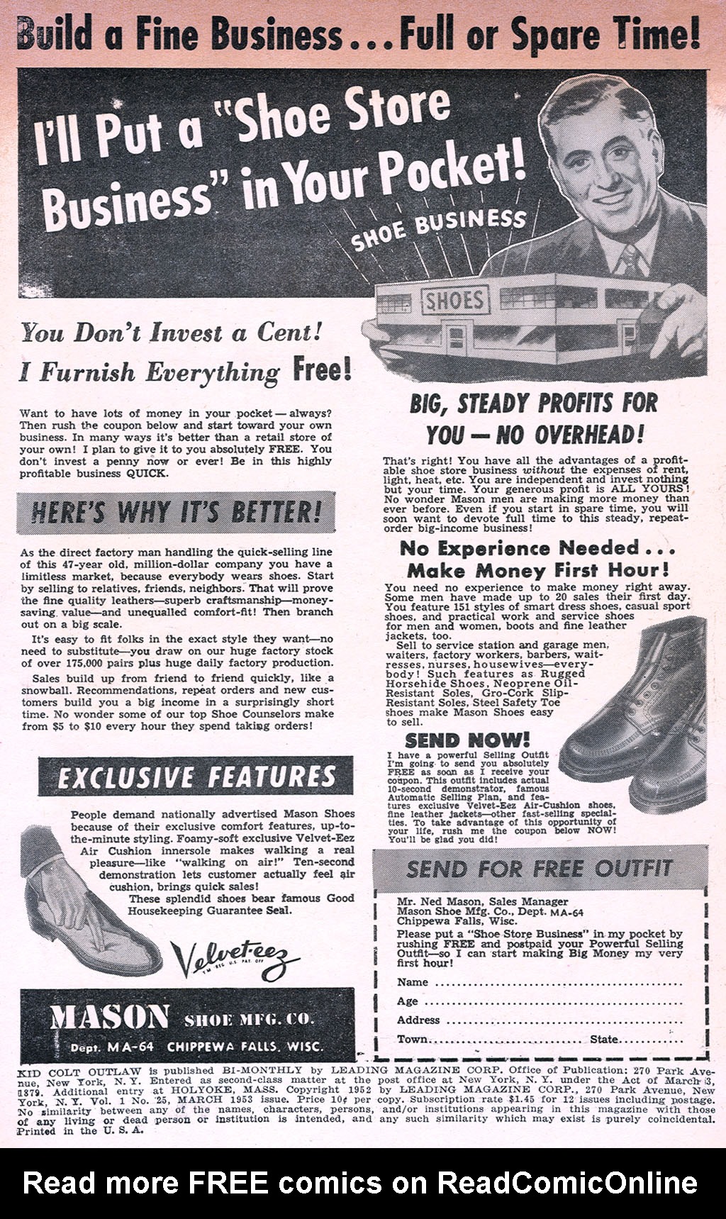 Read online Kid Colt Outlaw comic -  Issue #25 - 2