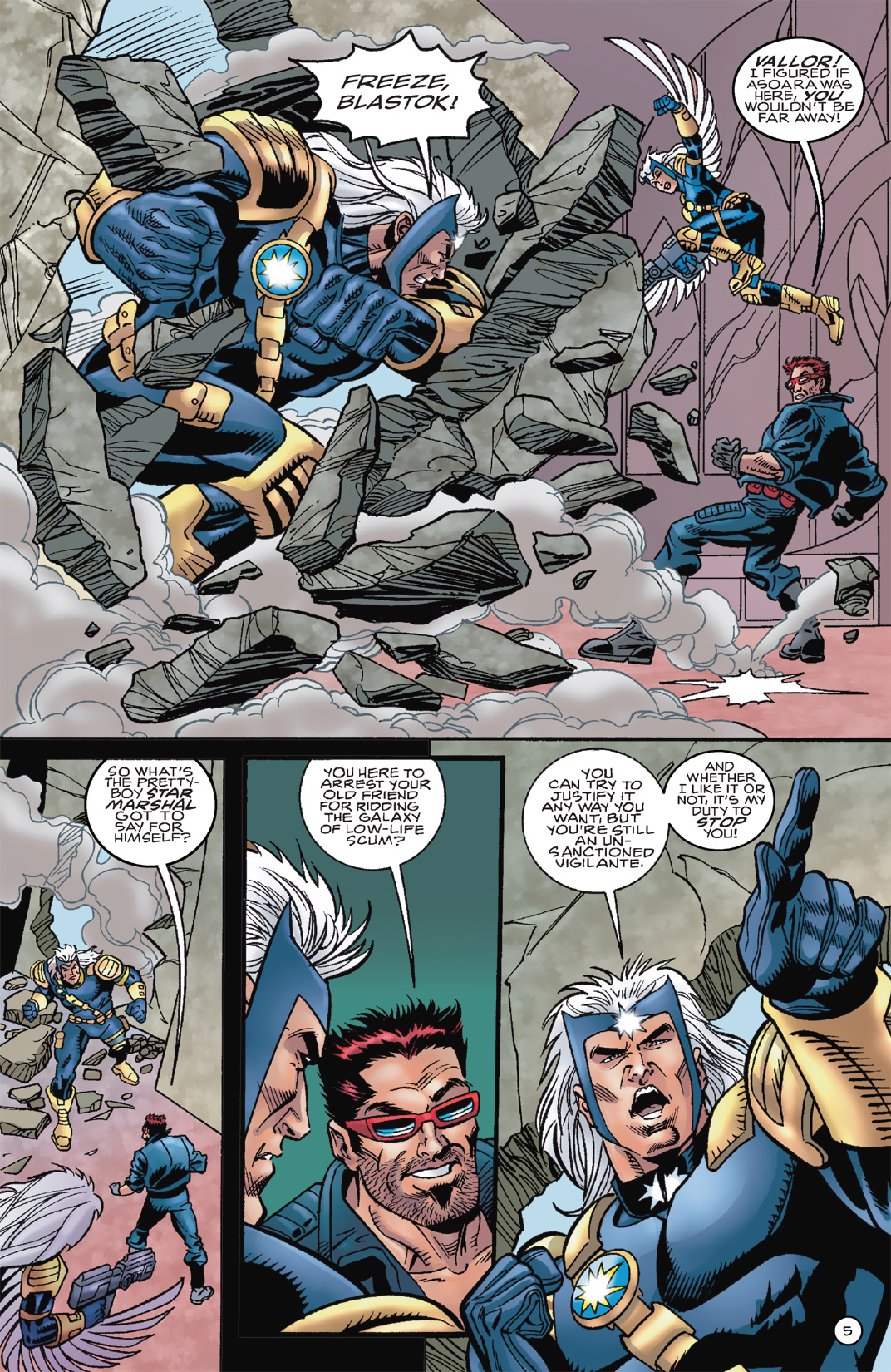 Read online Stan Lee's Mighty 7 comic -  Issue #1 - 7