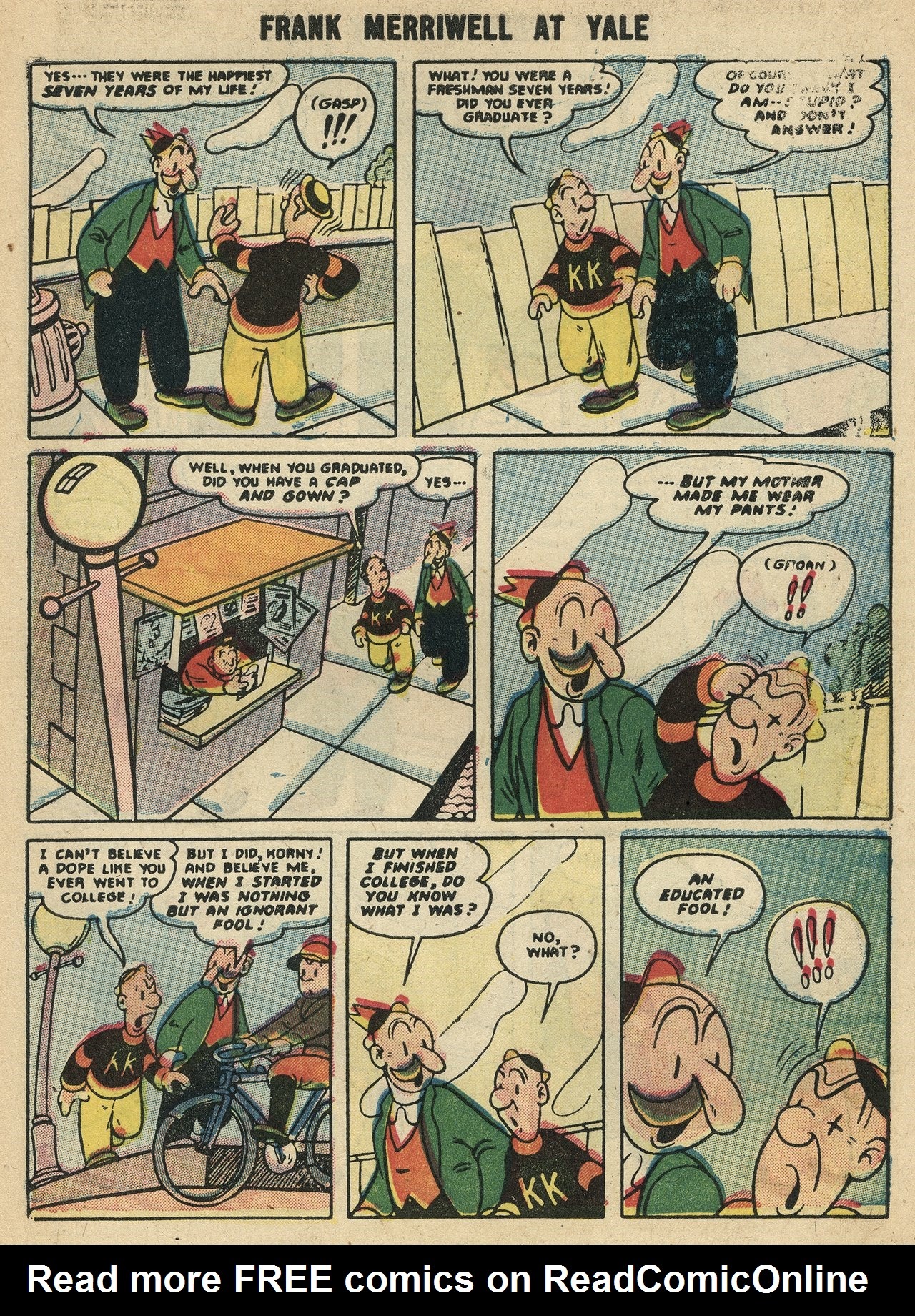 Read online Frank Merriwell At Yale comic -  Issue #4 - 23