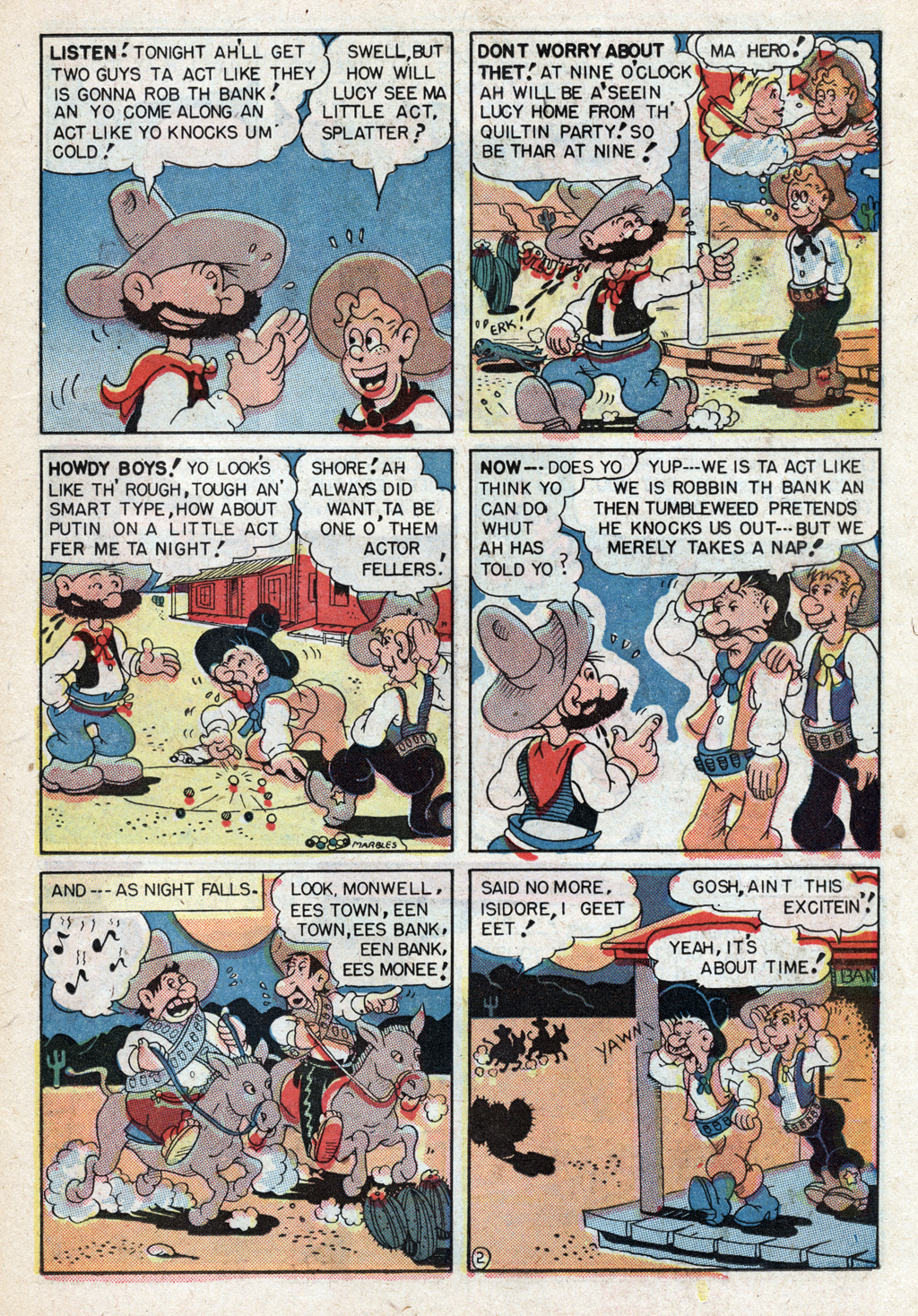 Read online Cowboy Western Comics (1948) comic -  Issue #20 - 28