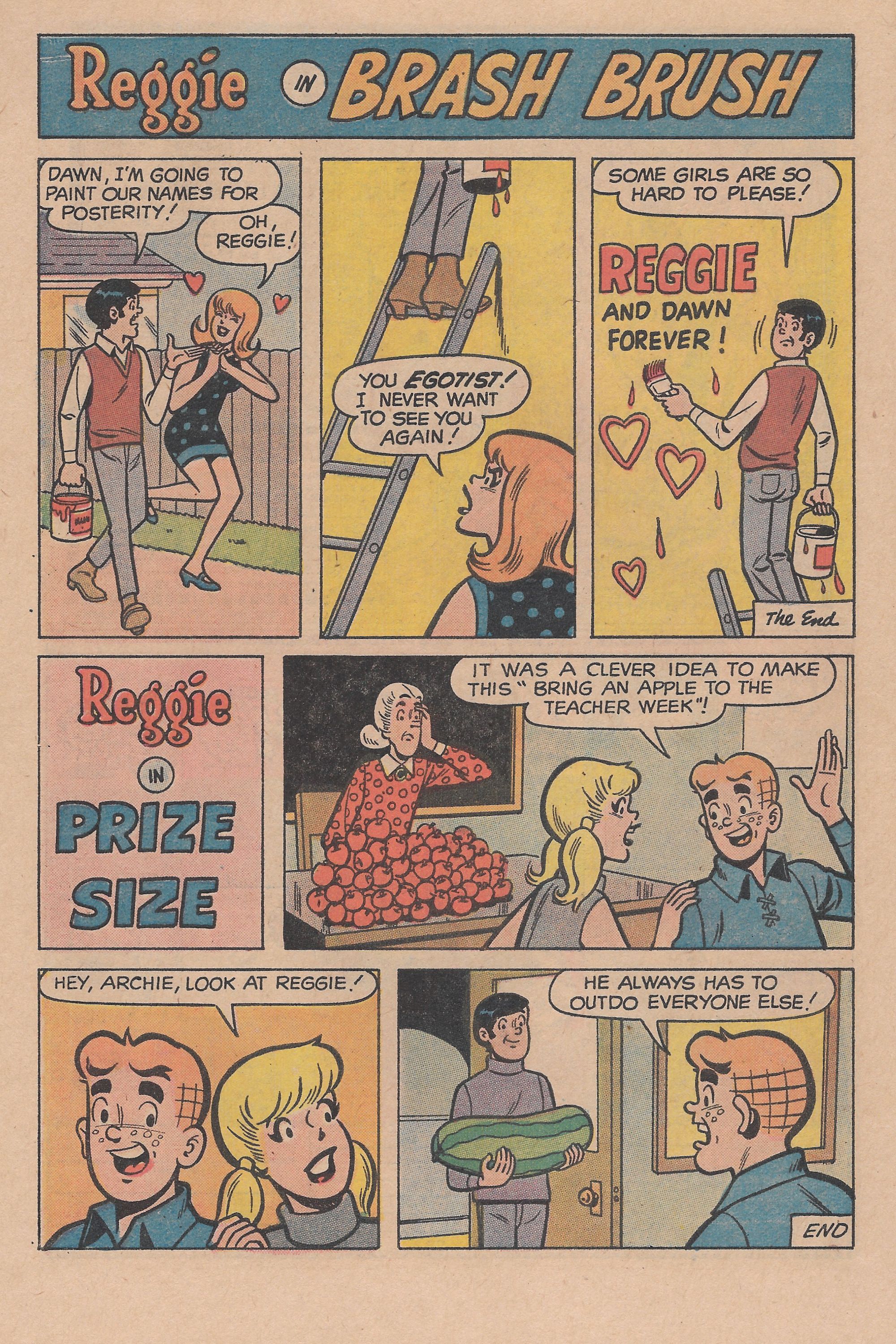 Read online Reggie's Wise Guy Jokes comic -  Issue #26 - 22