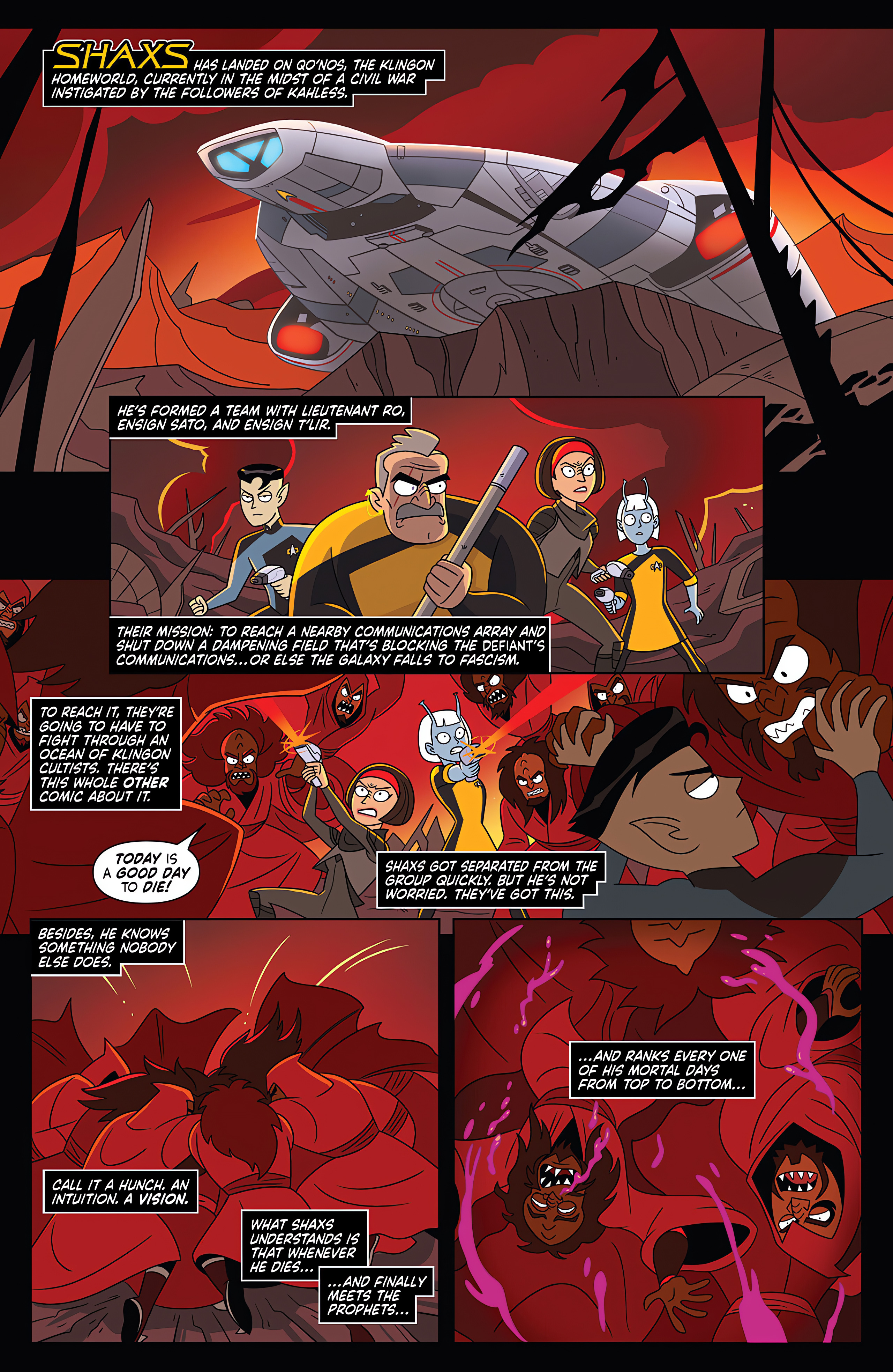 Read online Star Trek: Day of Blood – Shax’s Best Day comic -  Issue # Full - 3